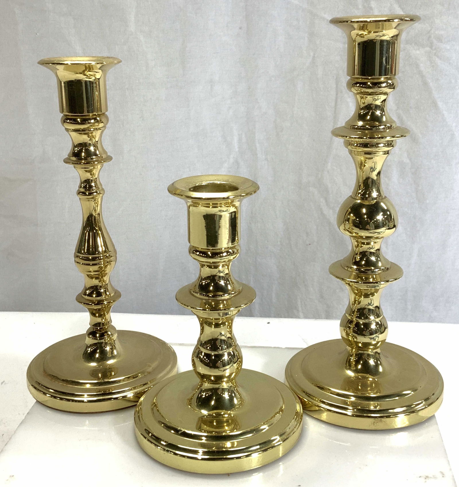 Baldwin Contemporary Solid Brass Candlesticks 3