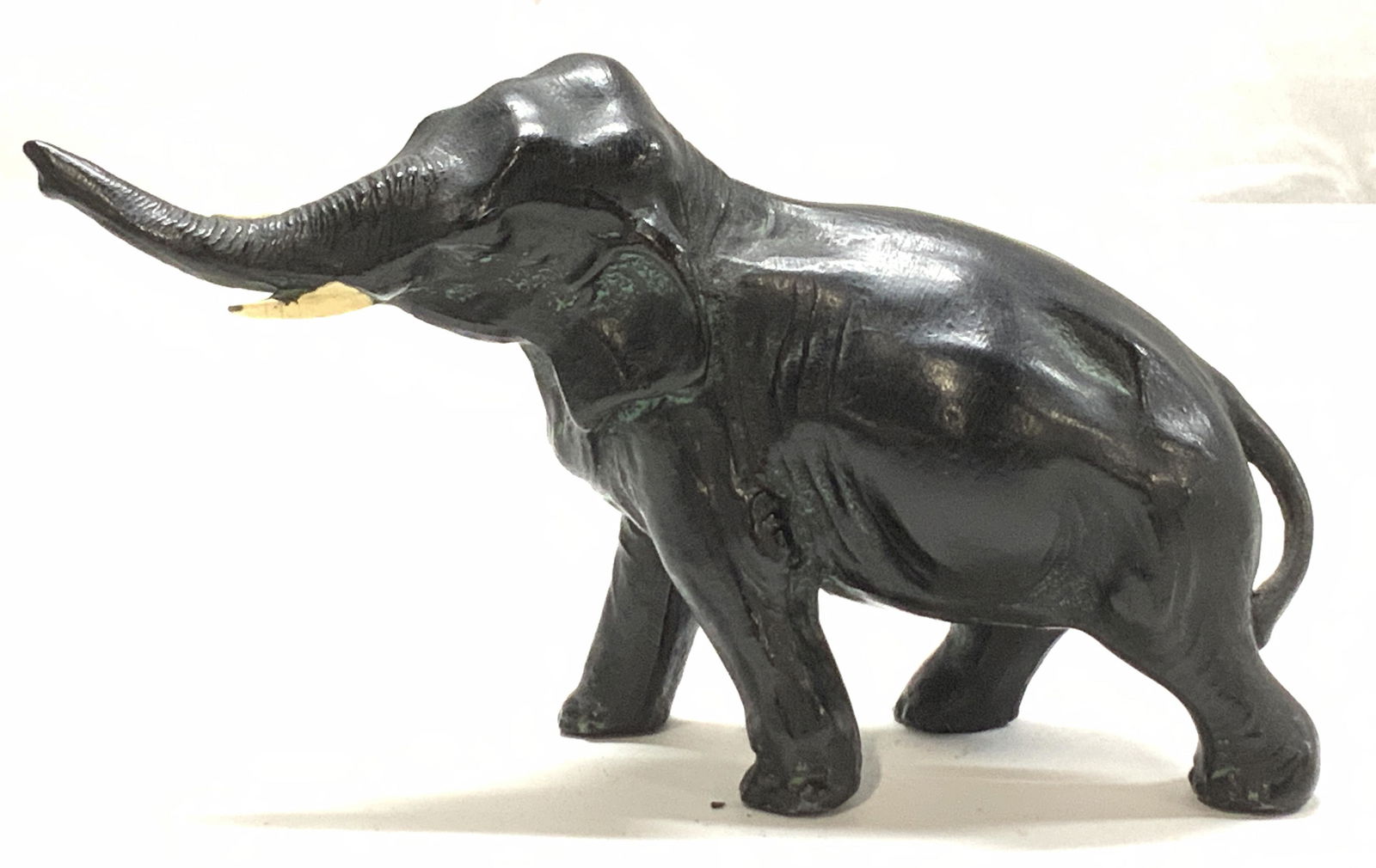 Cast Bronze Elephant Figural (1 of 6)