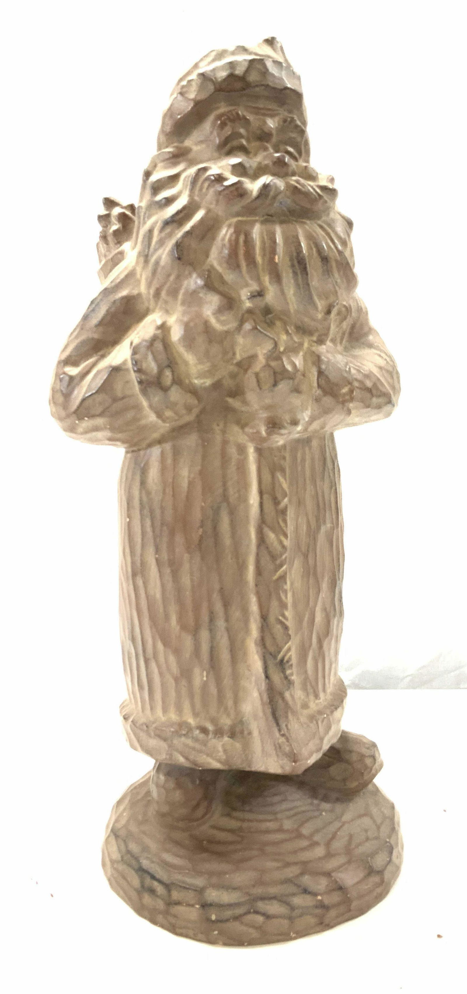 Artisanal Ceramic Santa Claus Sculpture (1 of 7)
