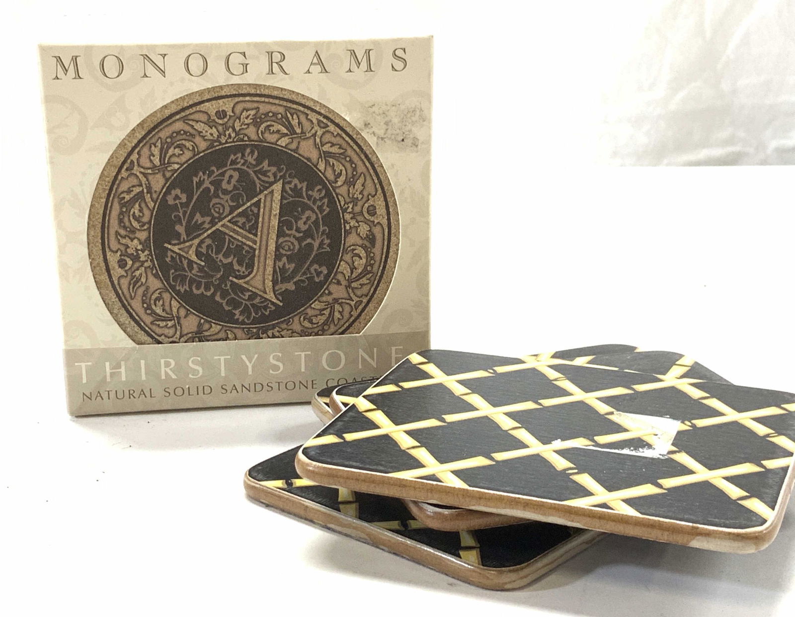 2 Sets Beverage Coasters, NIB Total 8 (1 of 7)