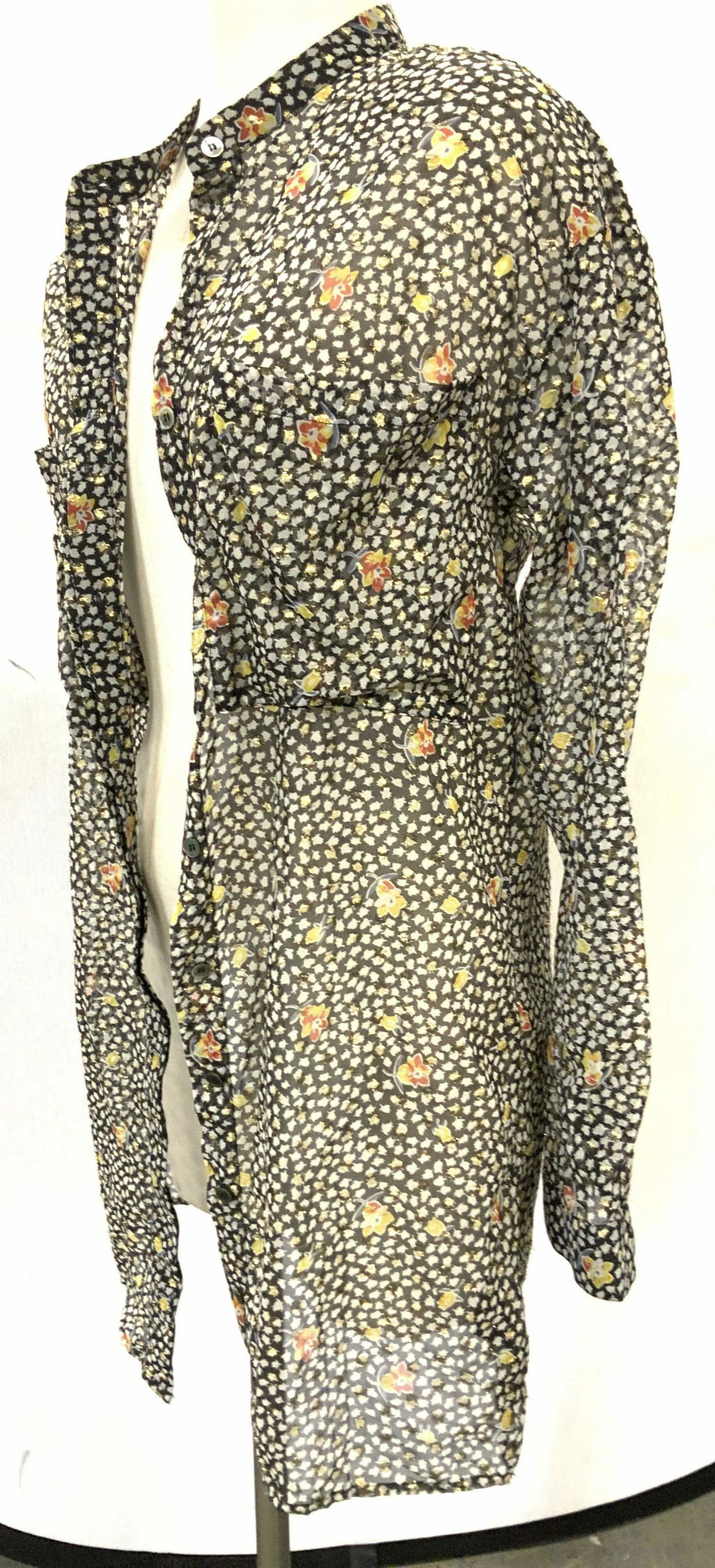 Patterson Kincaid Glitter Sheer Blouse (1 of 8)