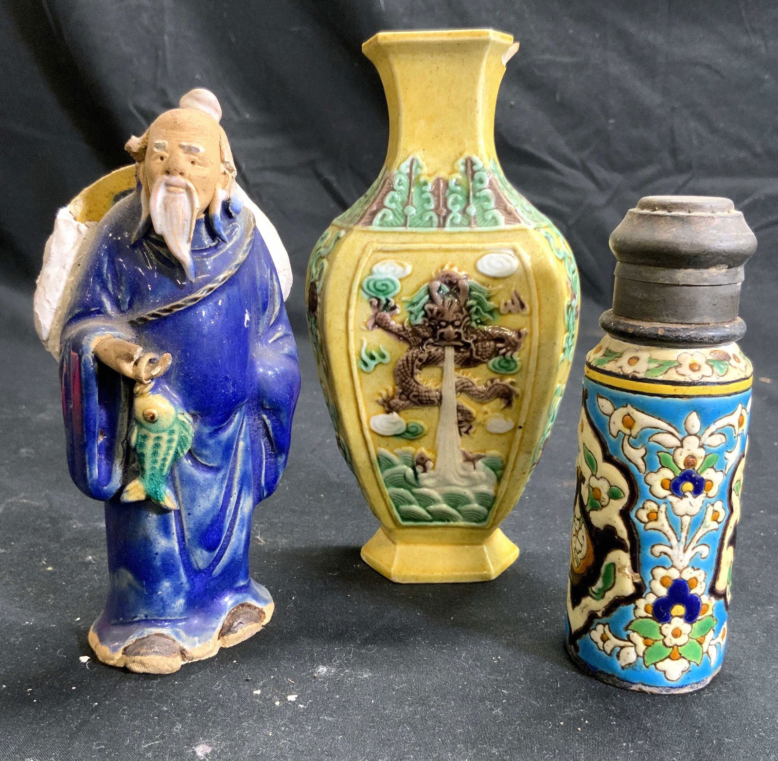 3 Asian Porcelain and Ceramic Decor Accessories (1 of 7)