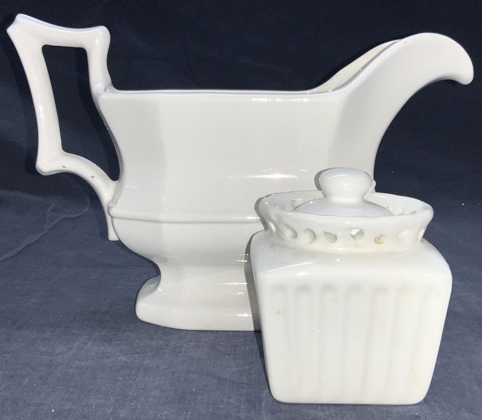 Signed & THL White Ceramic Kitchenwares (1 of 11)