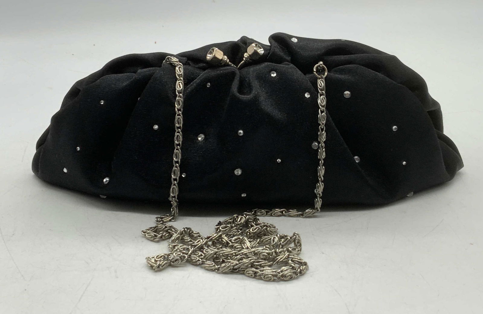 STYLE & CO Black Rhinestone Evening Bag (1 of 6)