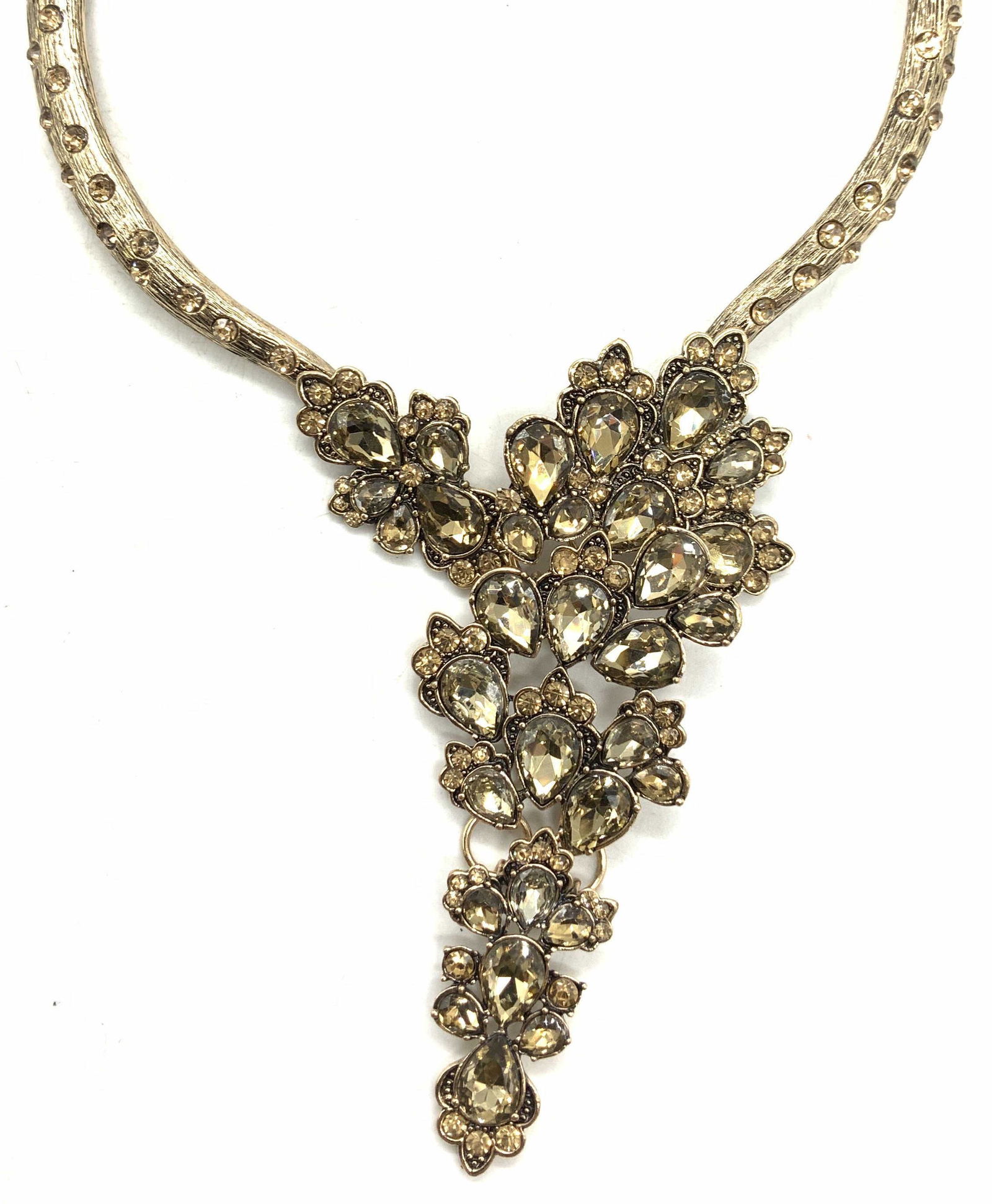 Luxe Aurora Borealis Pendant Collar Neck in Box (1 of 11)