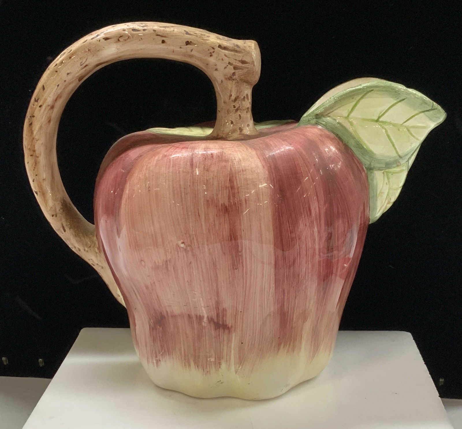 Apple Form Hand Painted Ceramic Water Pitcher (1 of 6)