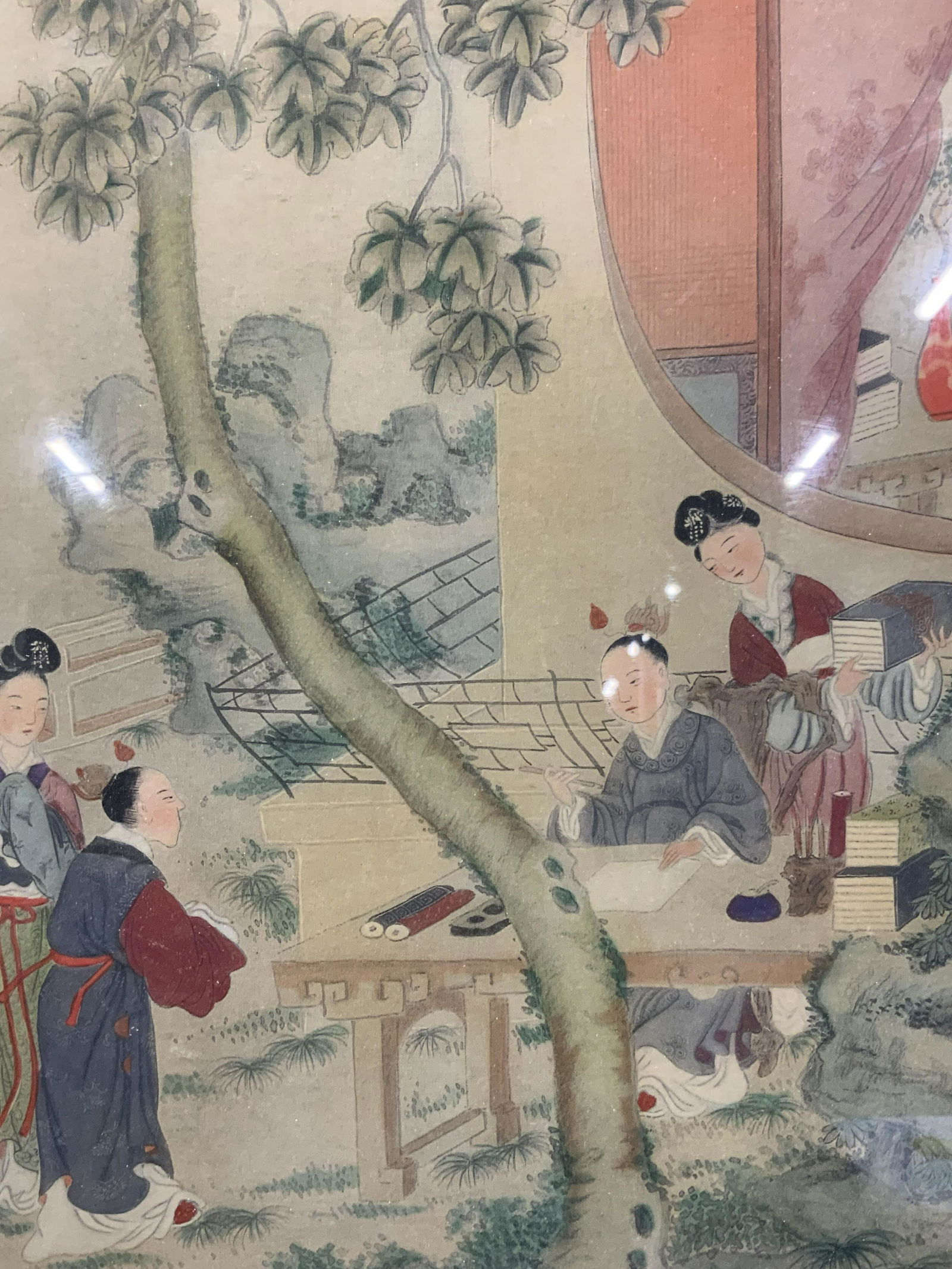 Outdoor Scene Asian Wood Block Art (1 of 10)