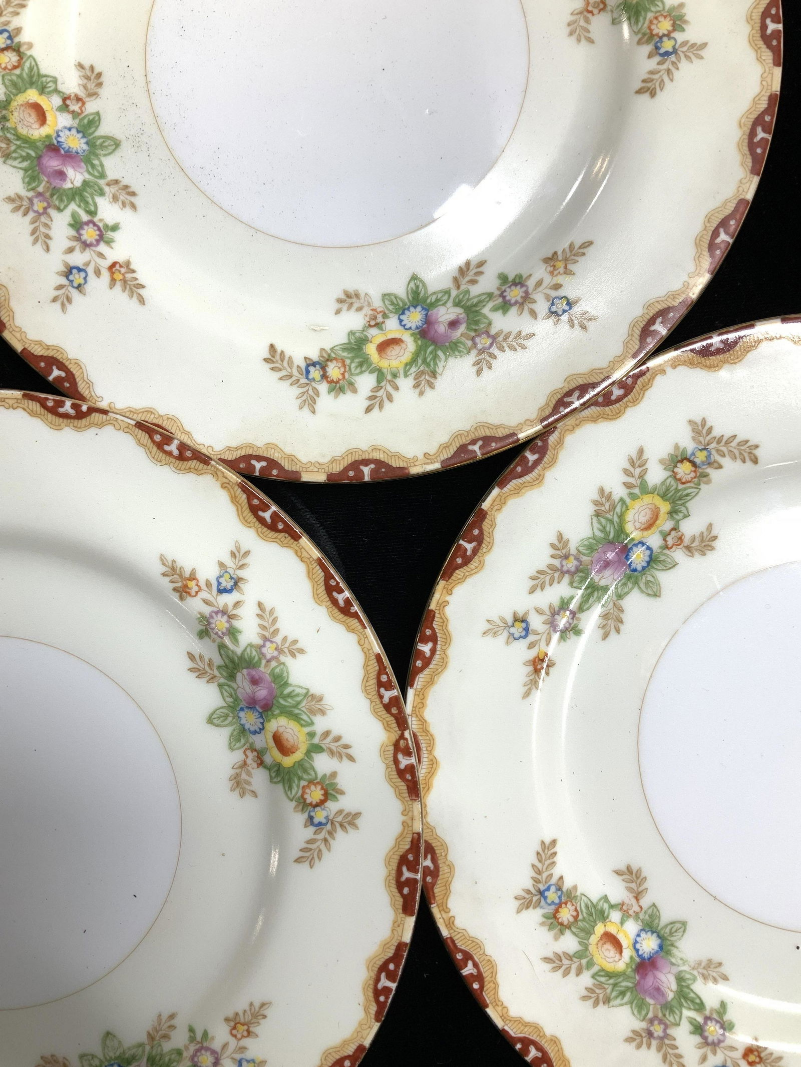 Set 25 Chinaware Hand Painted Tableware, Japan (1 of 9)