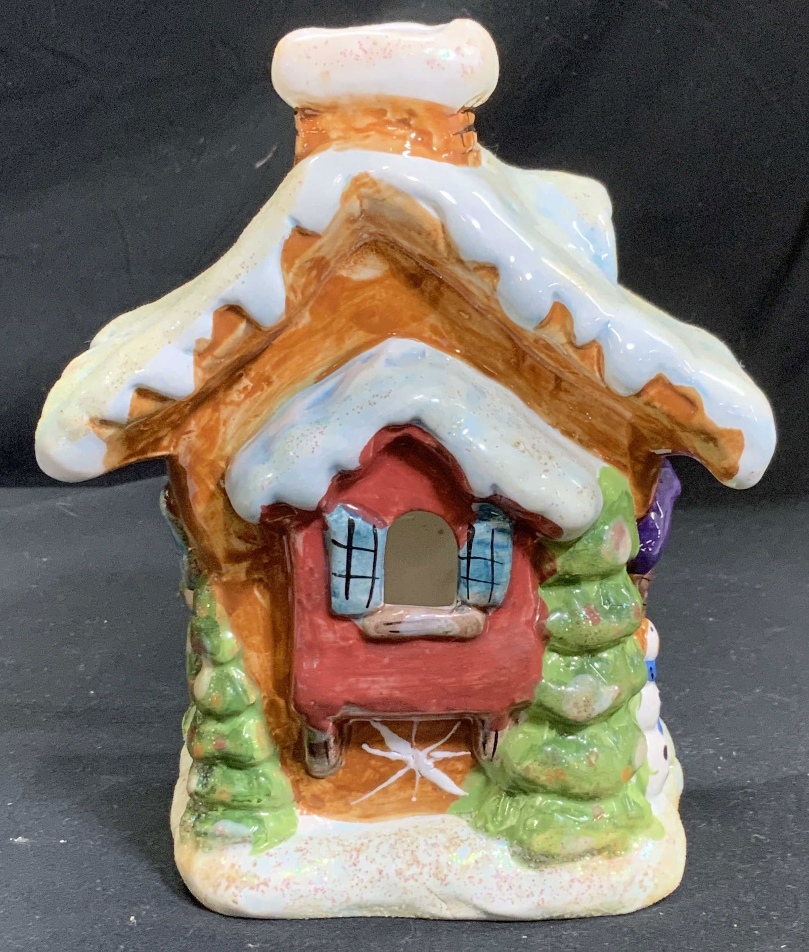 2, XMAS Votive Candle House, Yankee Candle Shade (1 of 8)