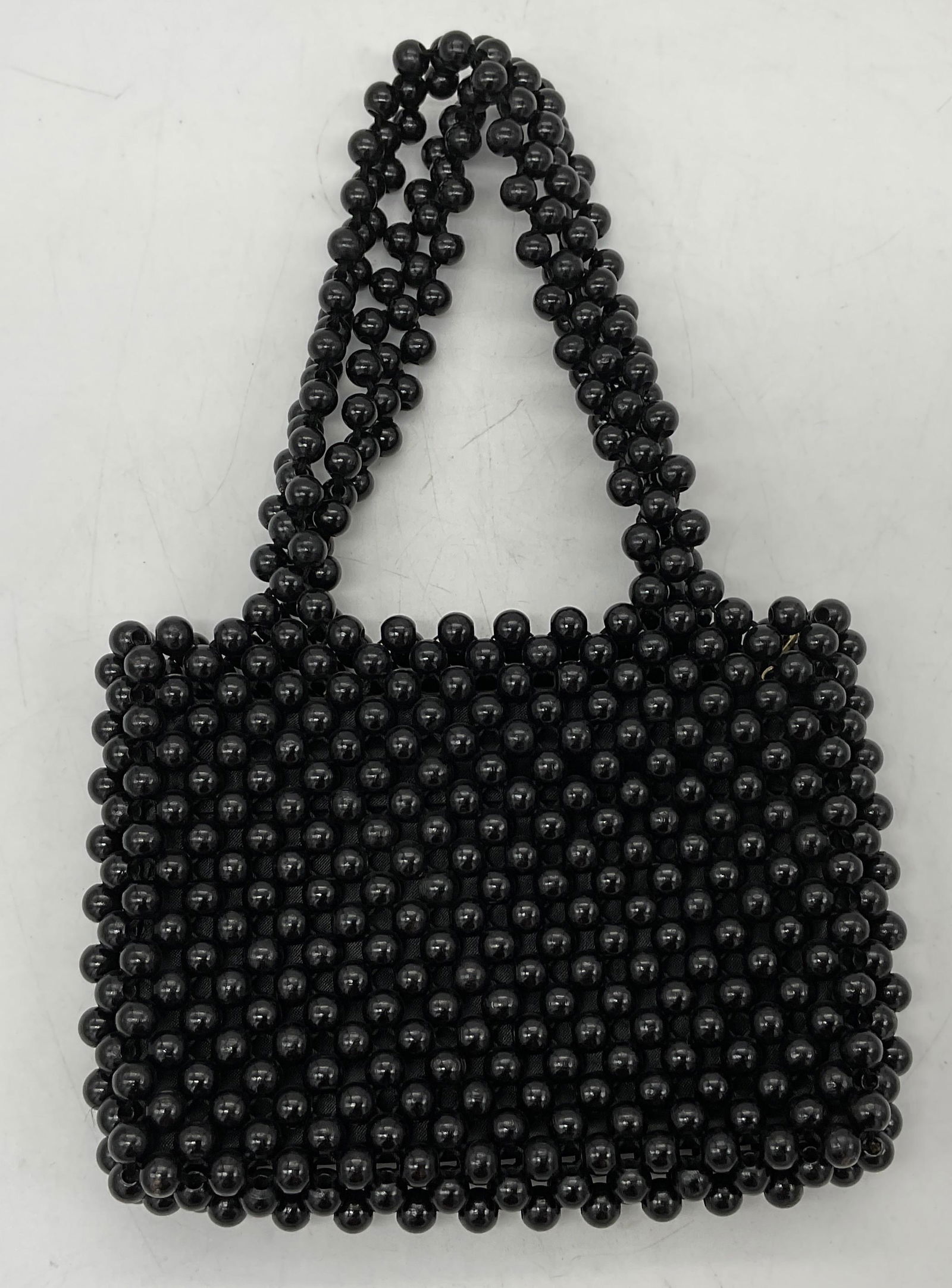 Vintage Hand Made WALBORG Wooden Beaded Purse (1 of 7)