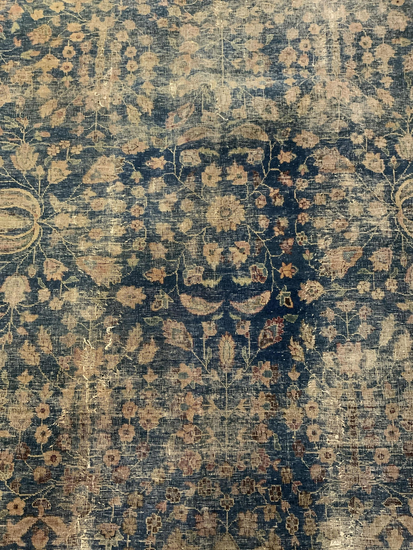 Signed Antique Handmade Persian Wool Rug (1 of 9)