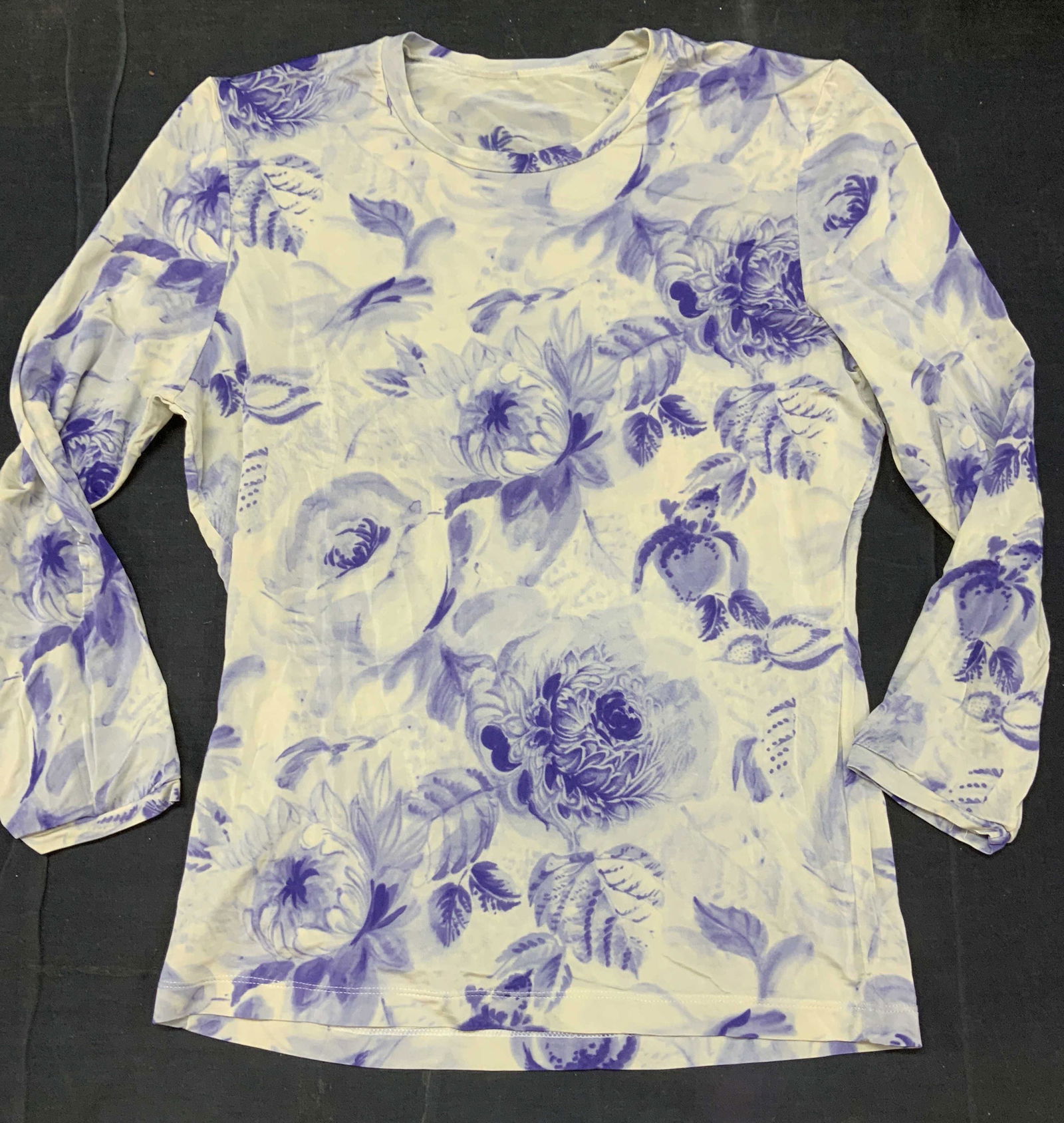Unlabeled Designer Floral Print Top (1 of 7)