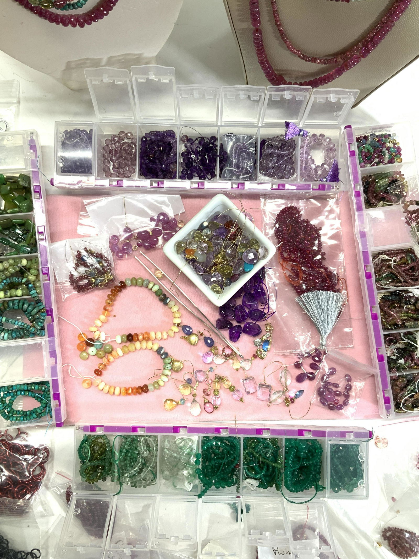 Lrg Lot Gems, Diamond, Gold, Jewelry Making Access (1 of 19)