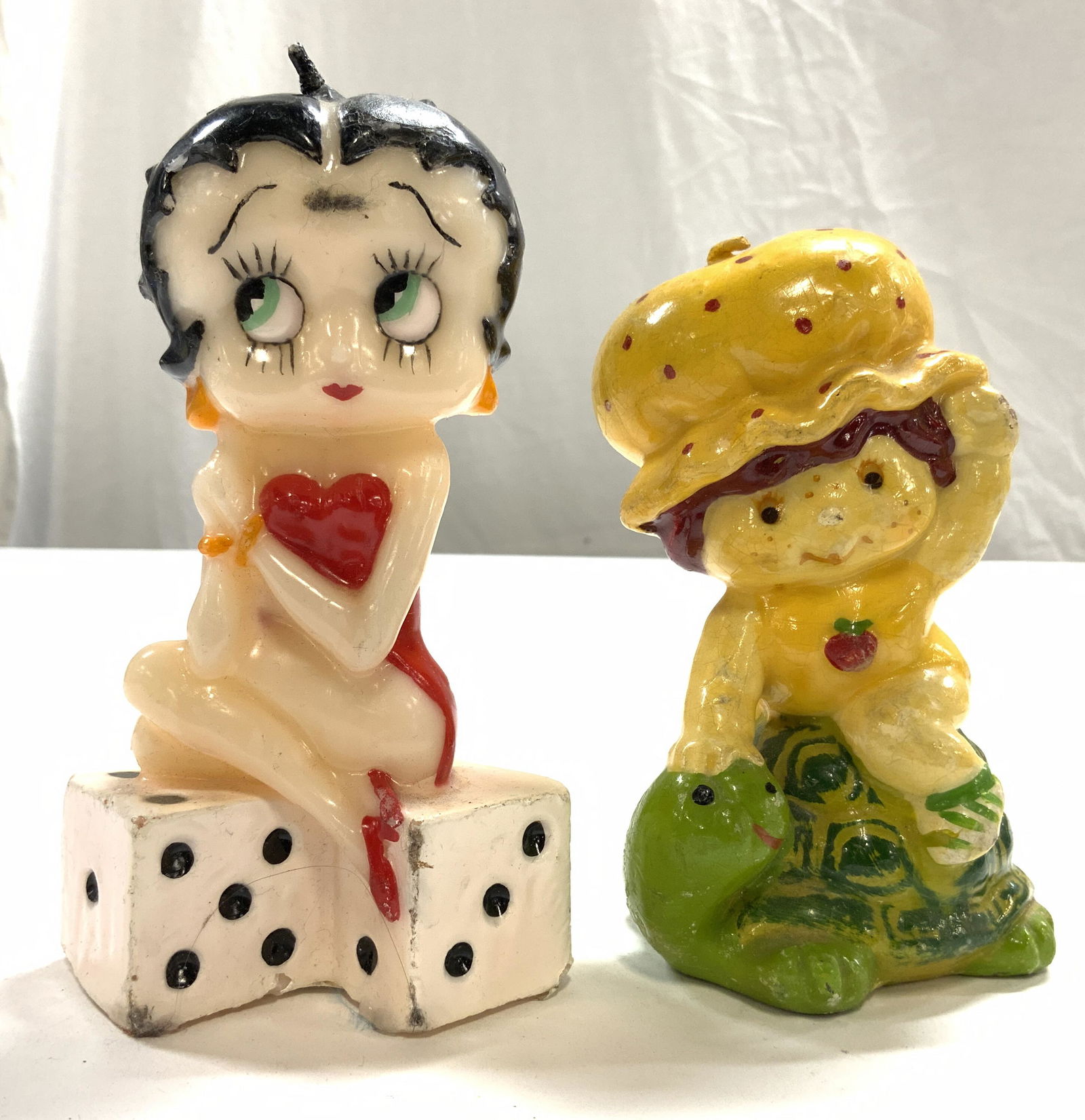 BETTY BOOP STRAWBERRY SHORTCAKE Vntg Lot 2 Candles (1 of 7)