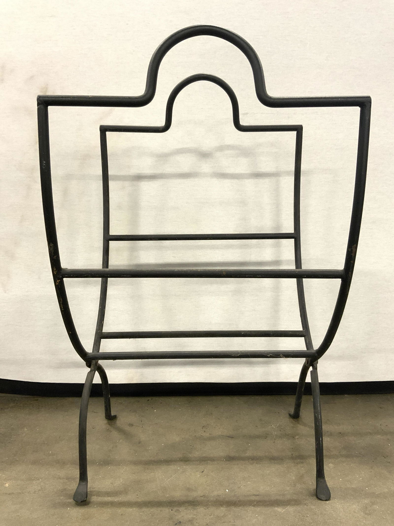 Vintage Folding Iron Firewood Holder (1 of 7)