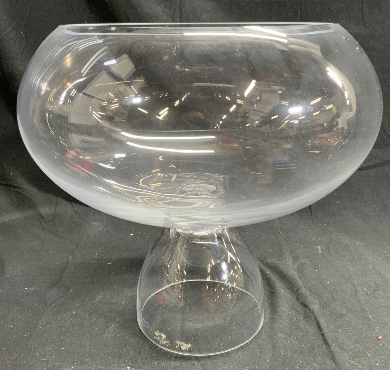 Crystal Footed Vessel Centerpiece, Poland (1 of 6)