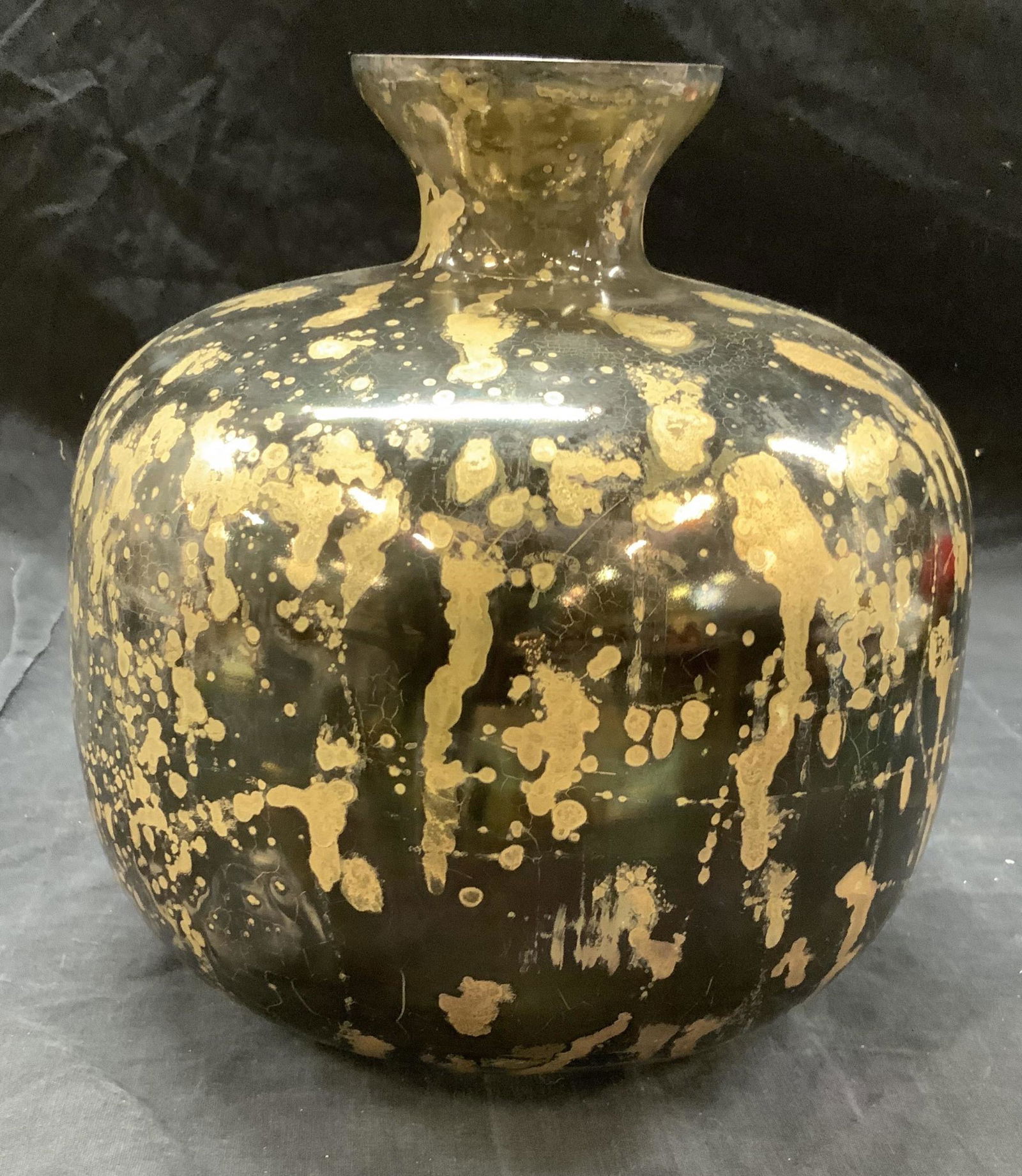 Iridescent Art Glass Centerpiece Vessel (1 of 6)