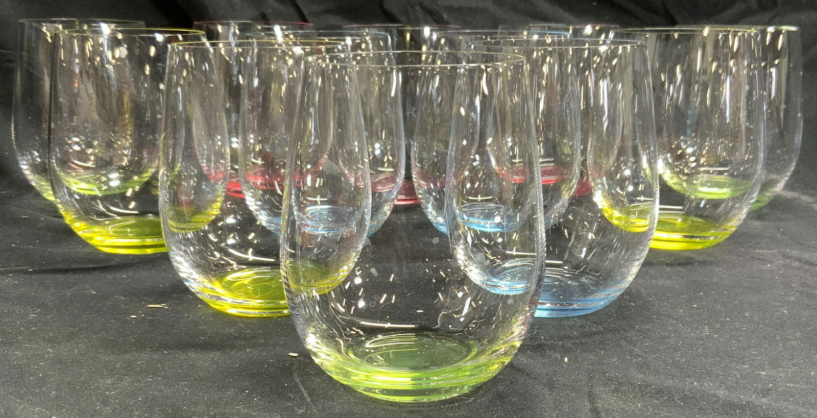 RIEDEL Lot 12 Assorted Color Crystal Cups Vessels (1 of 6)