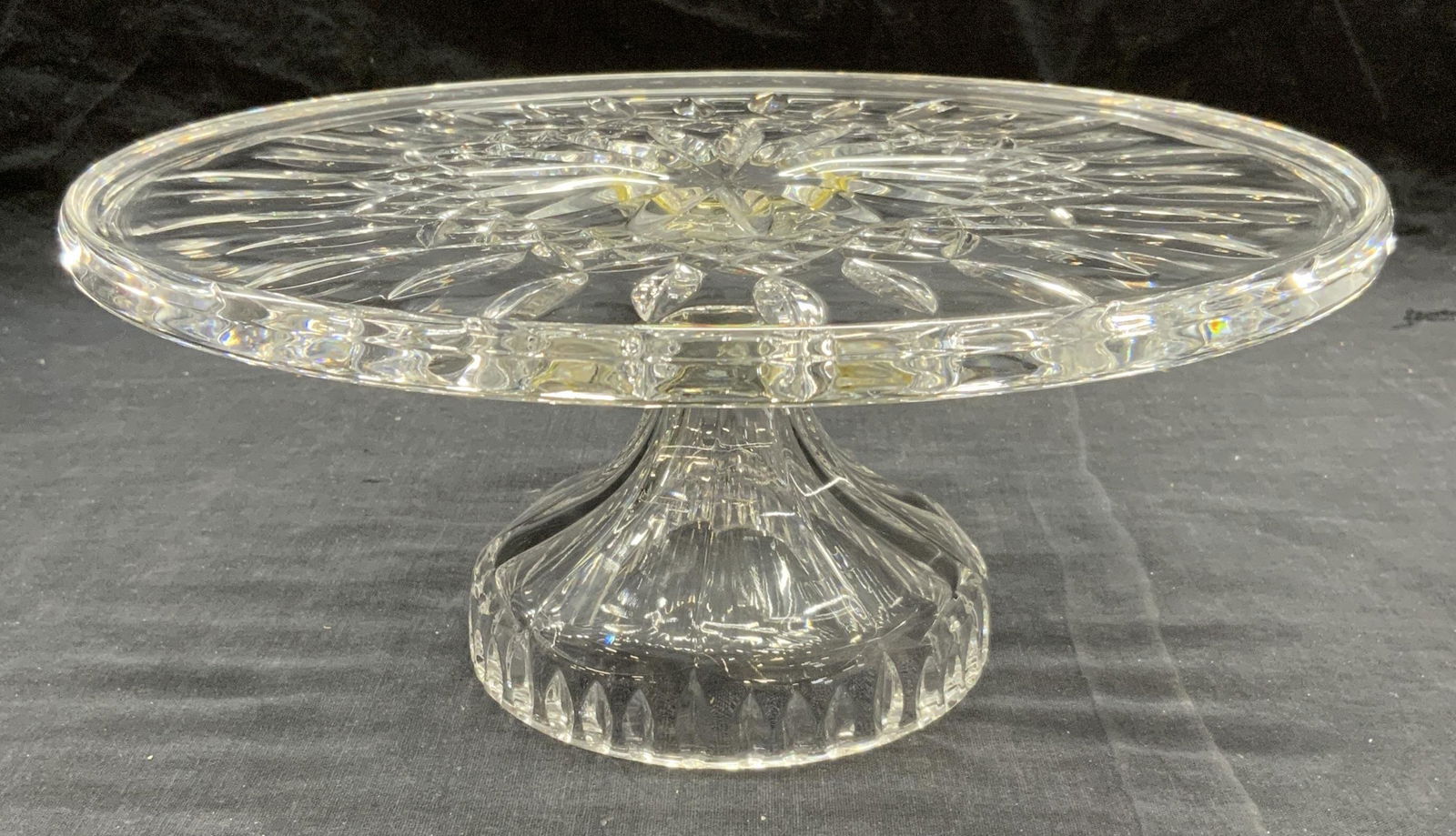 WATERFORD Cut Crystal Cake Stand (1 of 6)