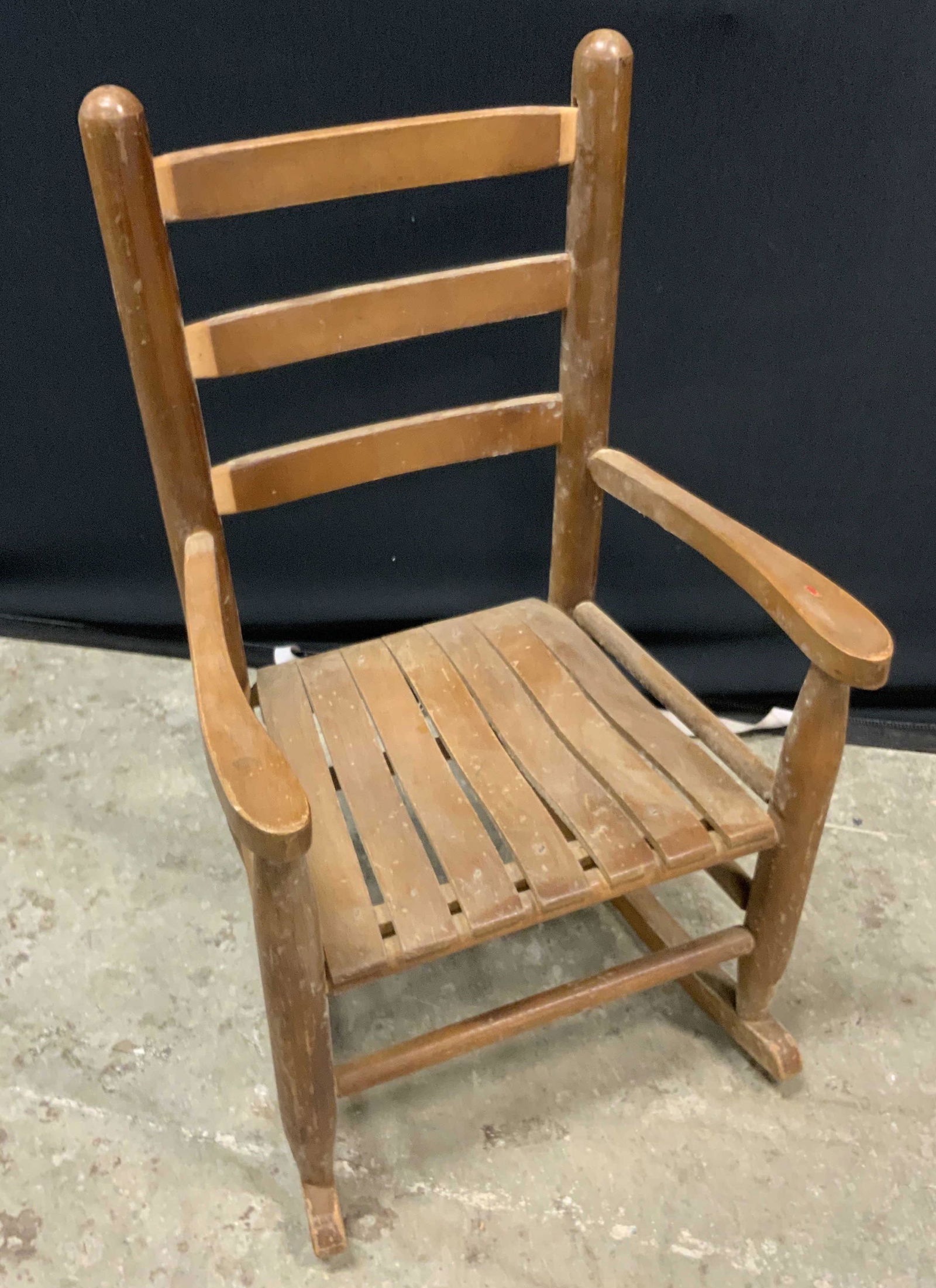 Vintage Wooden Childs Rocking Chair (1 of 7)