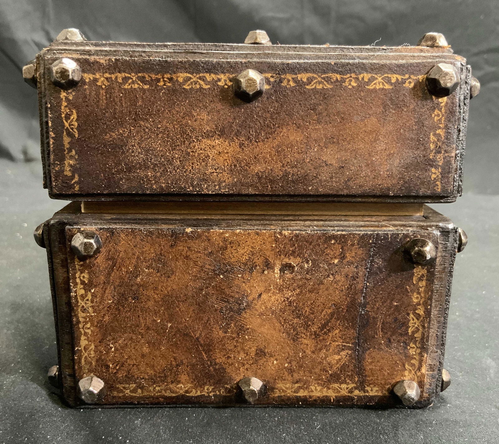 Leather Lined Vntg Playing Card Deck Case (1 of 6)