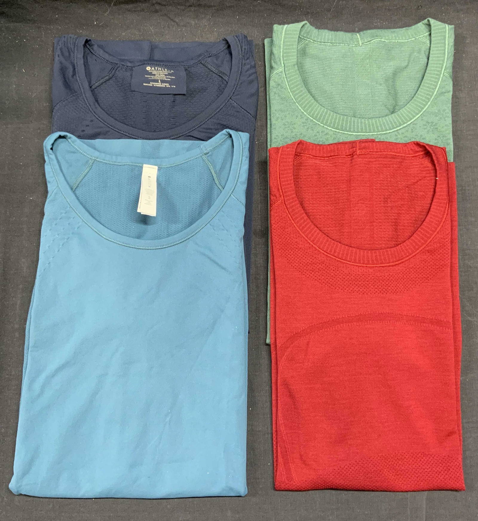 Lot 4 Athleta & Lululemon Athletic Tops Auction