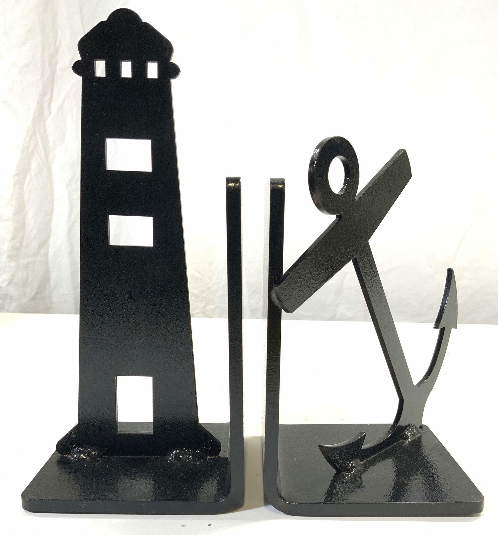 Lot 2 Nautical Iron Bookends (1 of 7)