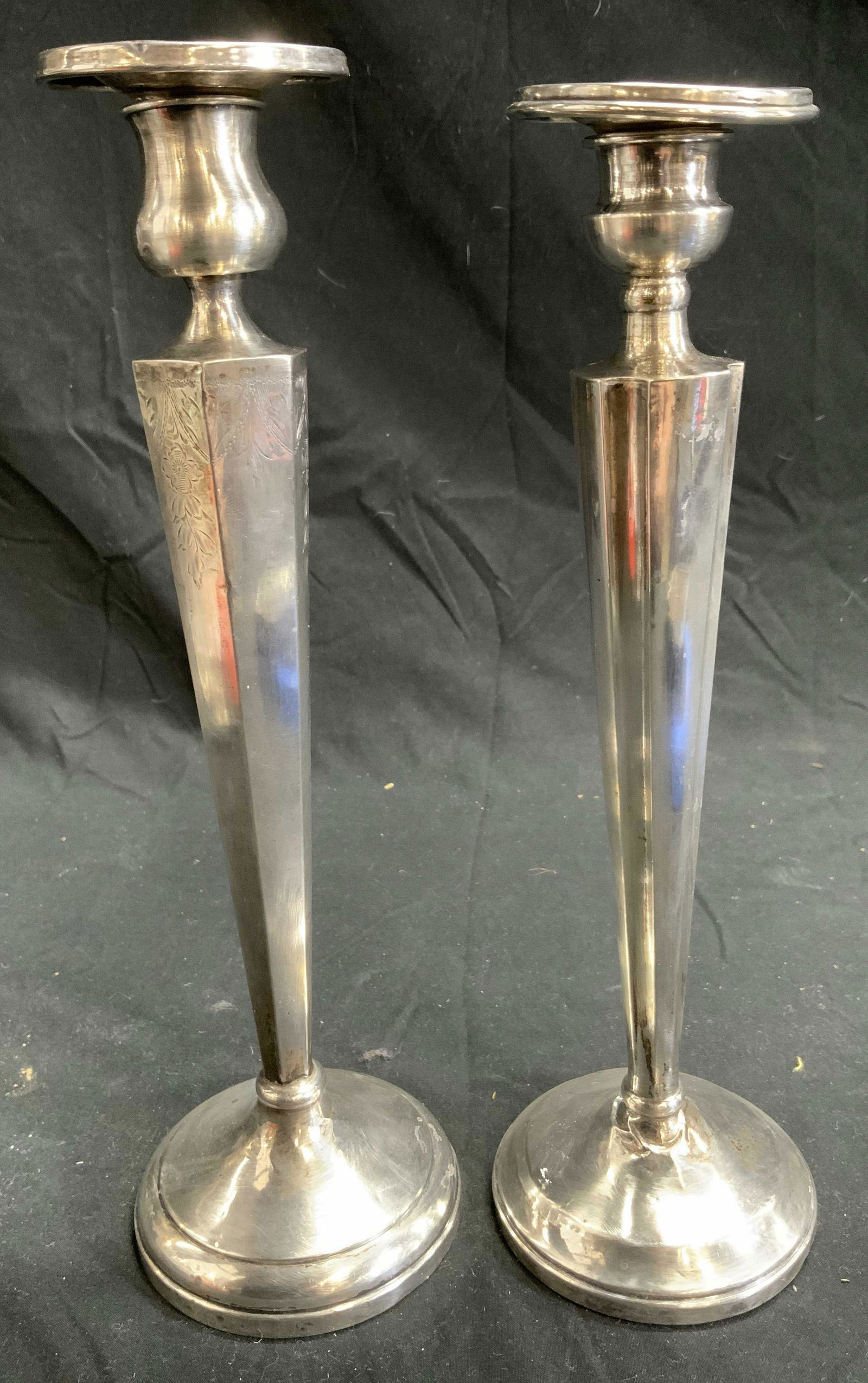 ELS & CO V BROS Sterling Silver Nr Pr Candlesticks (1 of 8)