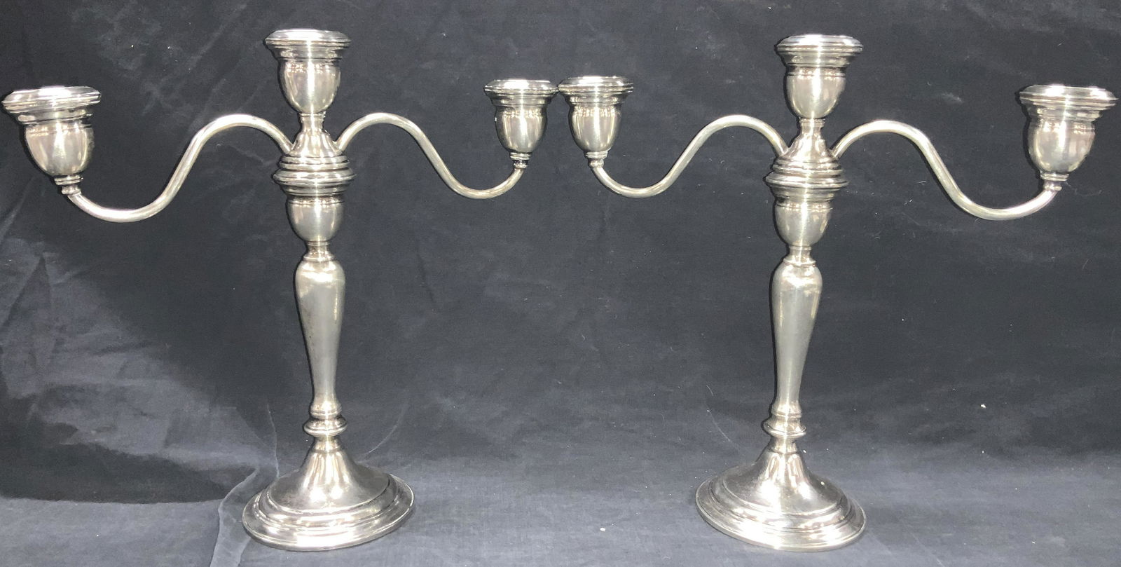 2 Wallace Reinforced Sterling Silver Candelabra (1 of 9)