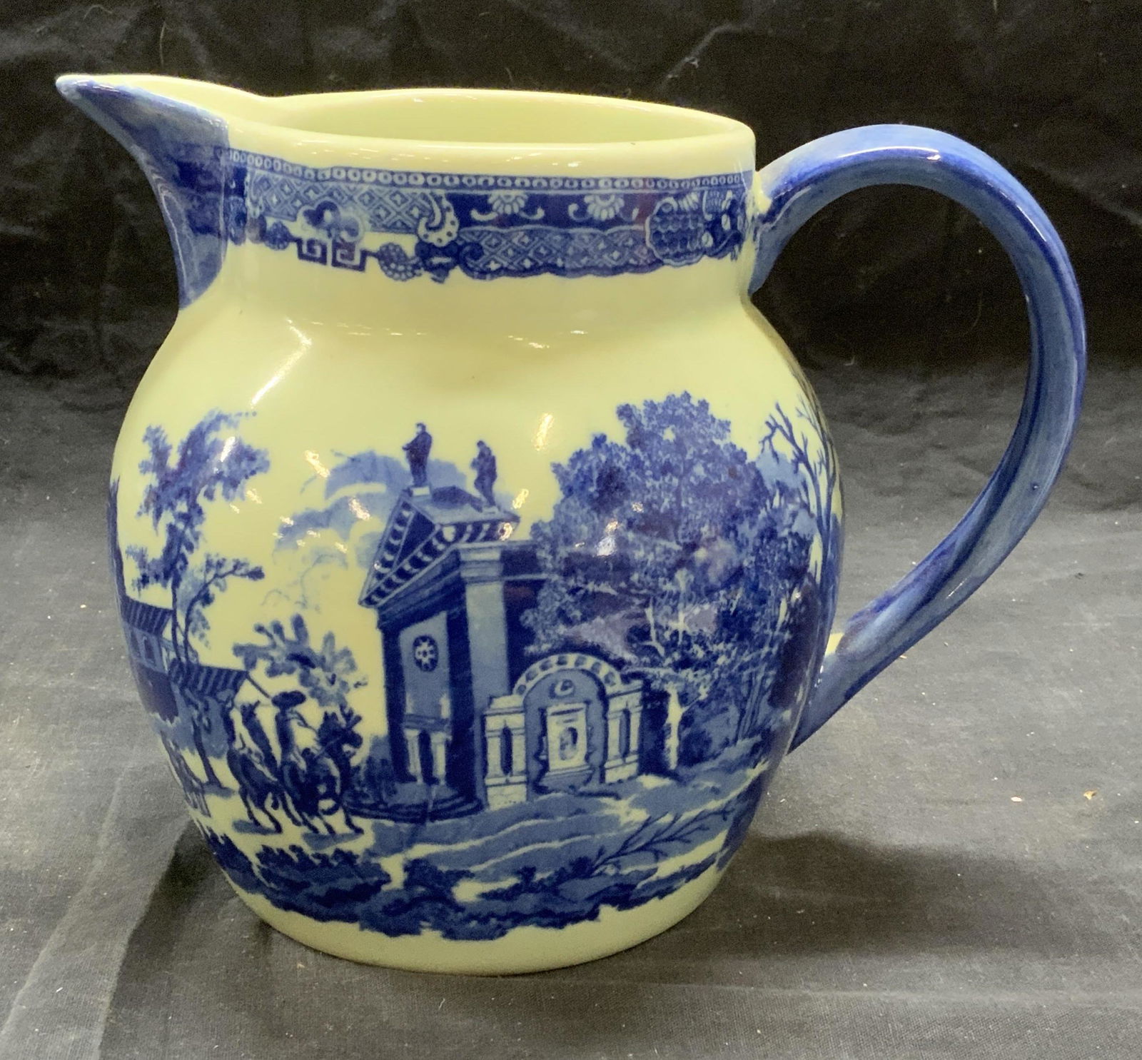 Atq VICTORIA WARE Ironstone Transferware Pitcher (1 of 7)