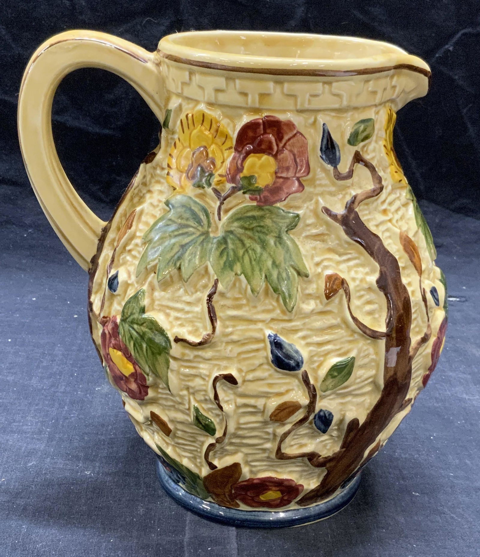 Vtg H J WOOD Indian Tree Pitcher, England (1 of 8)