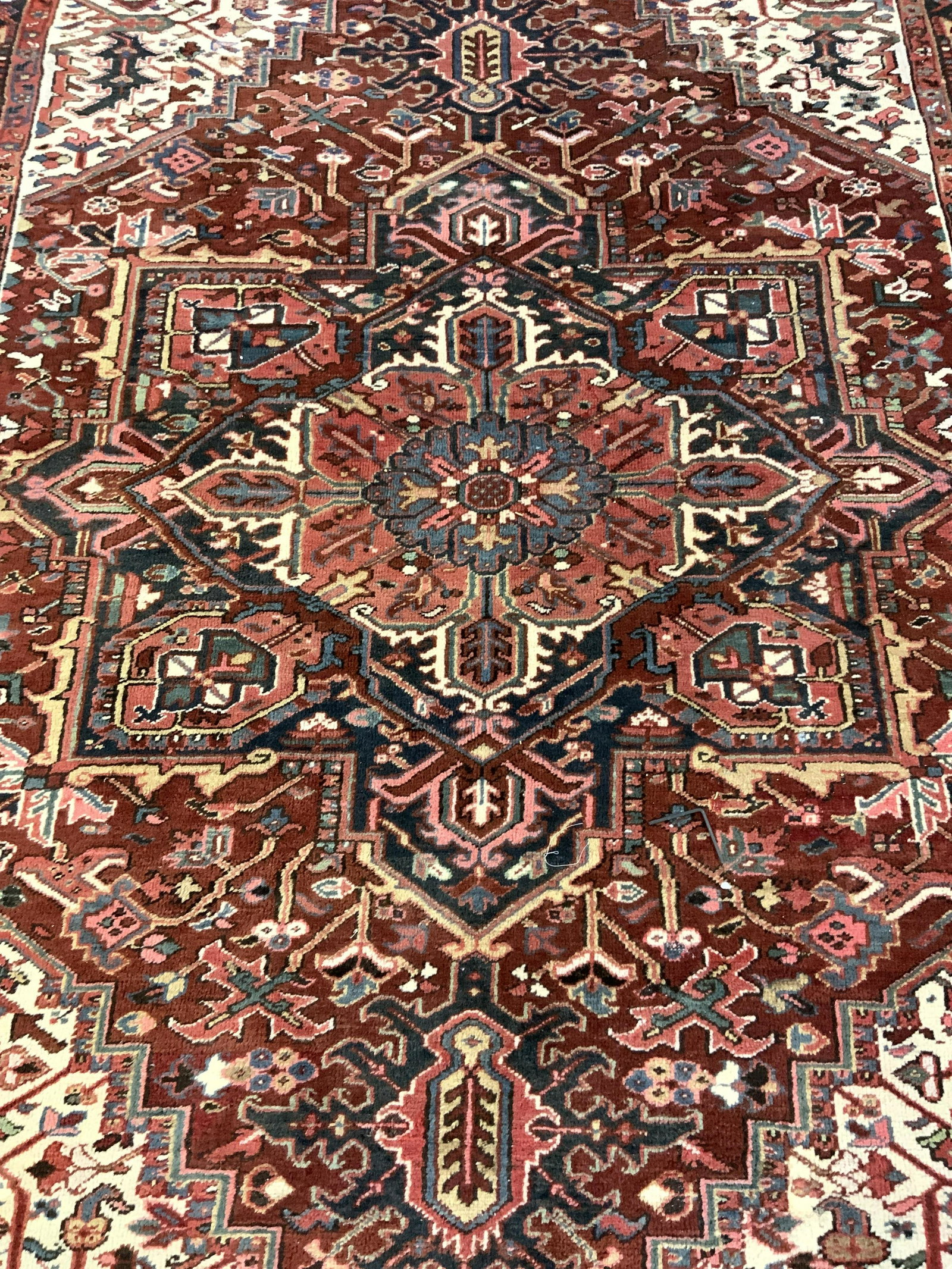 Vintage Handmade Room Size Iranian Wool Rug (1 of 8)