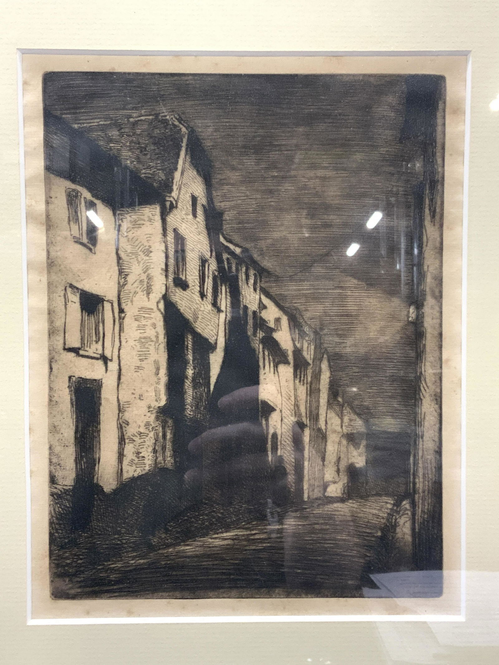 ATTR WHISTLER Street In Saverne Etching (1 of 10)