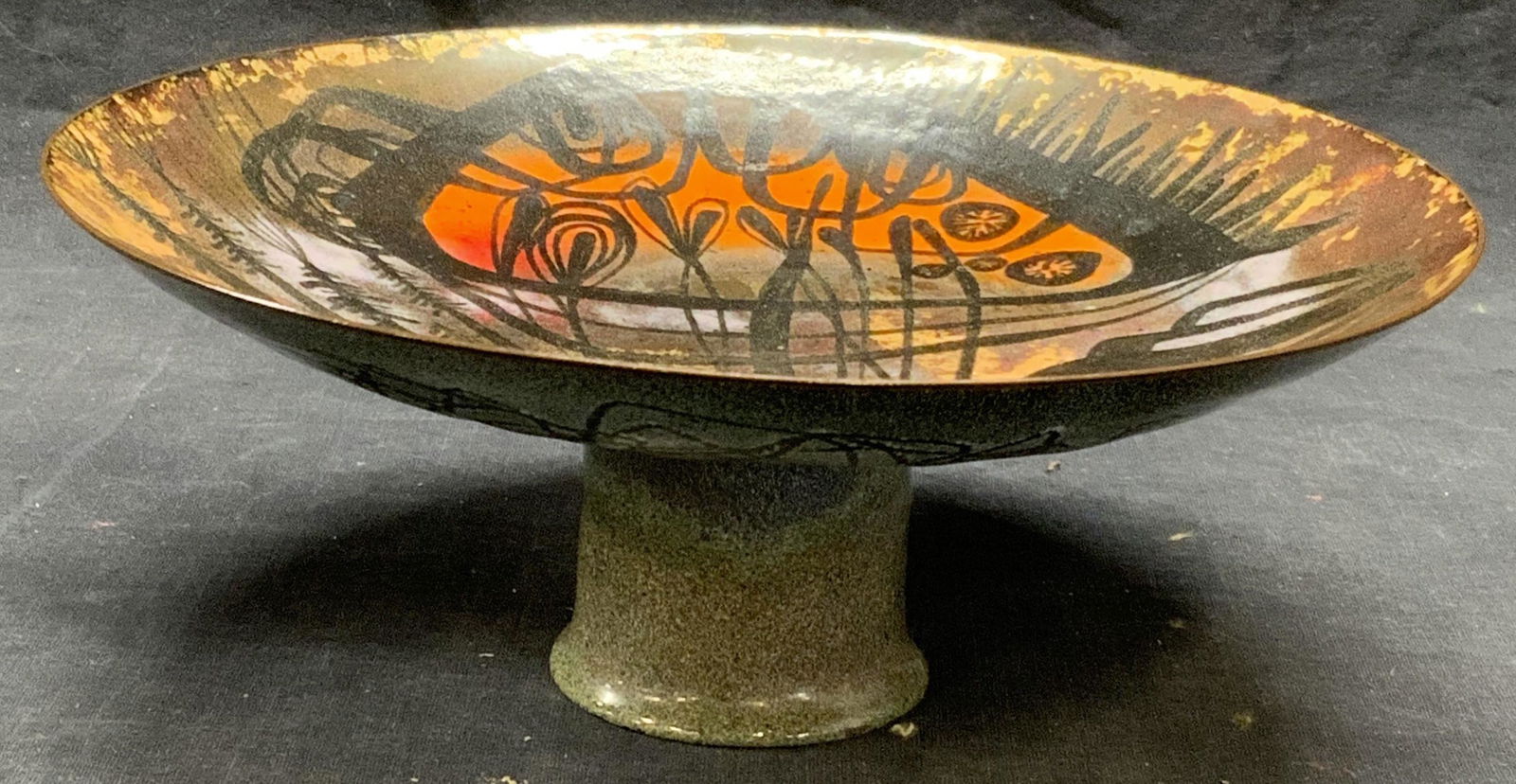 Mid Century Signed OPPI UNTRACHT Enameled Bowl (1 of 6)