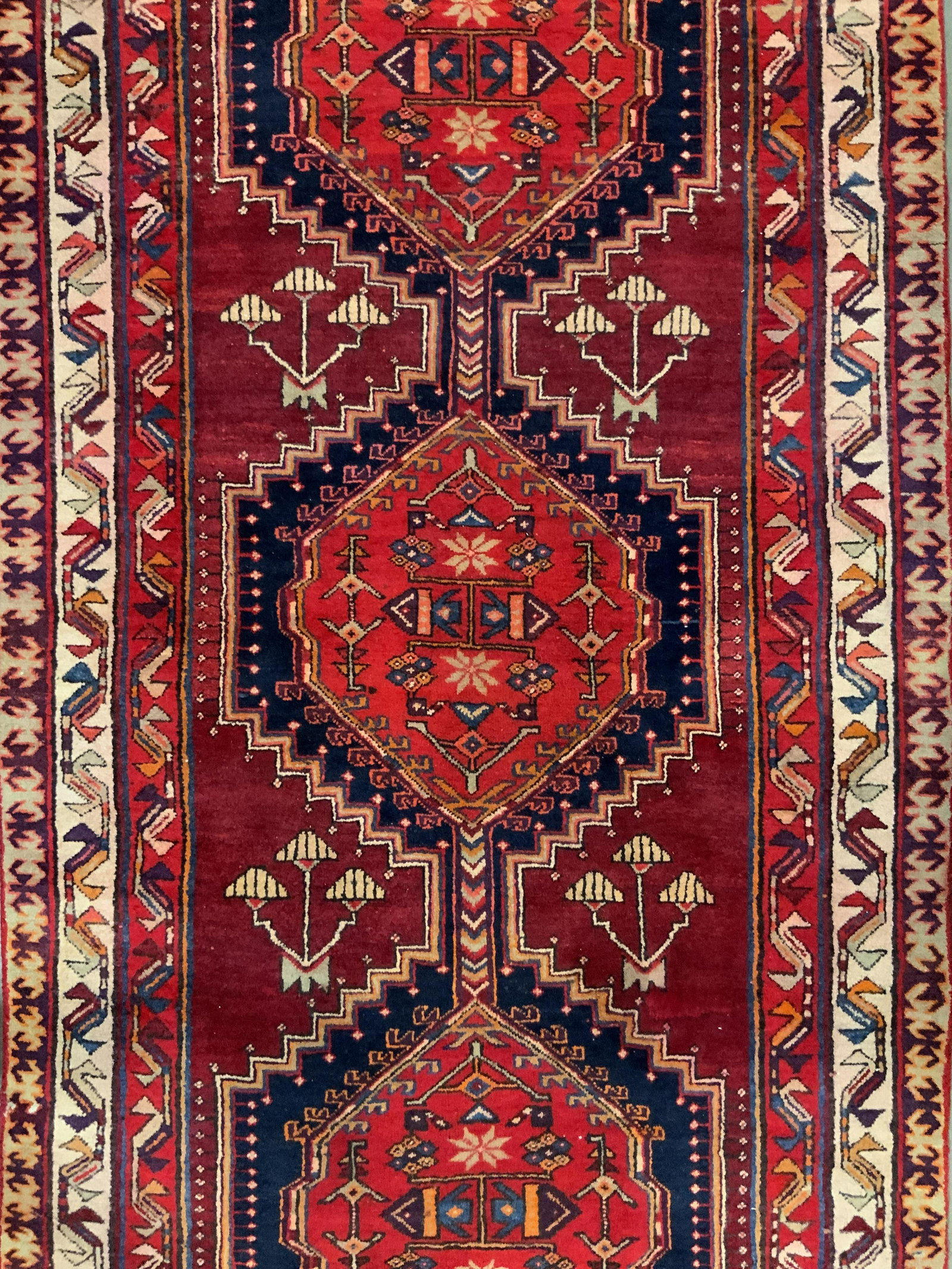 Vintage Handmade Persian Wool Runner (1 of 9)