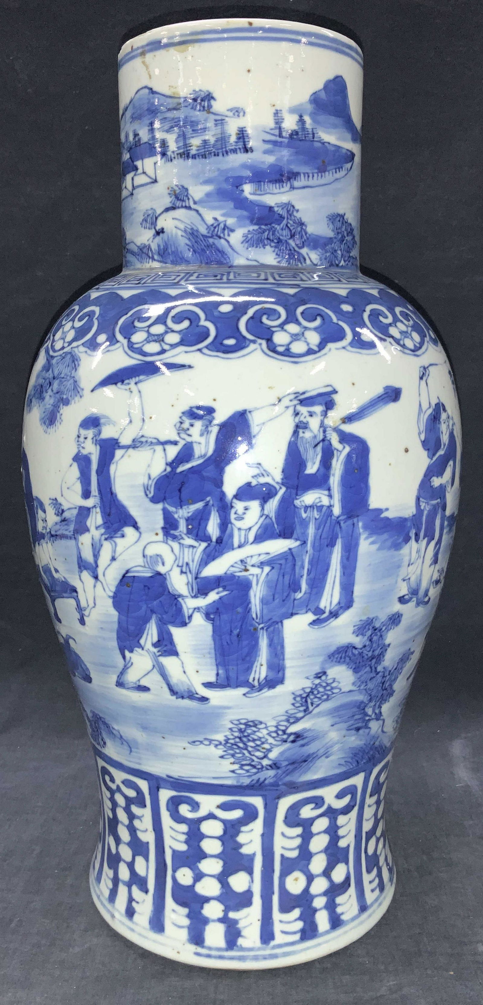 Vintage Asian Painted Ceramic Vessel (1 of 8)