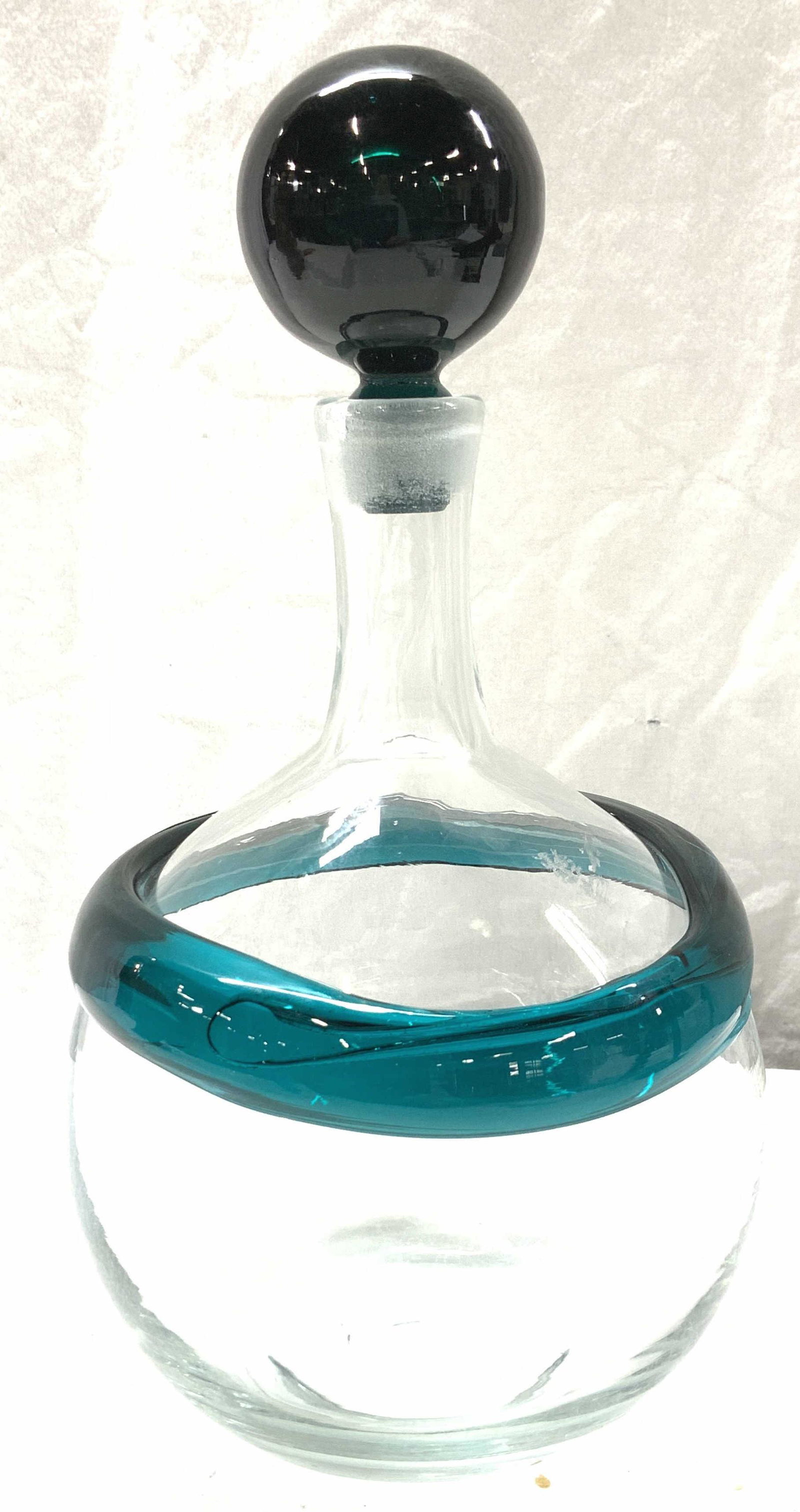 Joel P Meyers BLENKO Glass Decanter & Stopper (1 of 6)