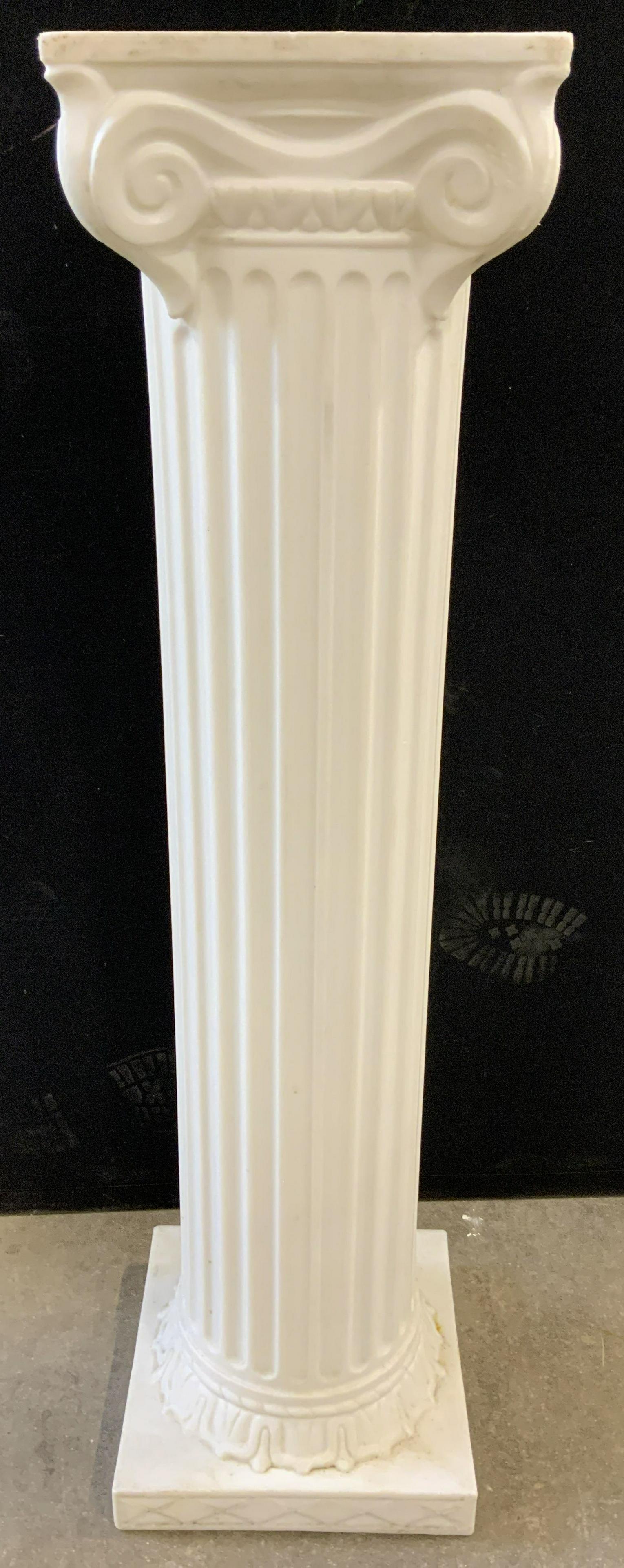 Roman Style Column Pedestal White (1 of 6)