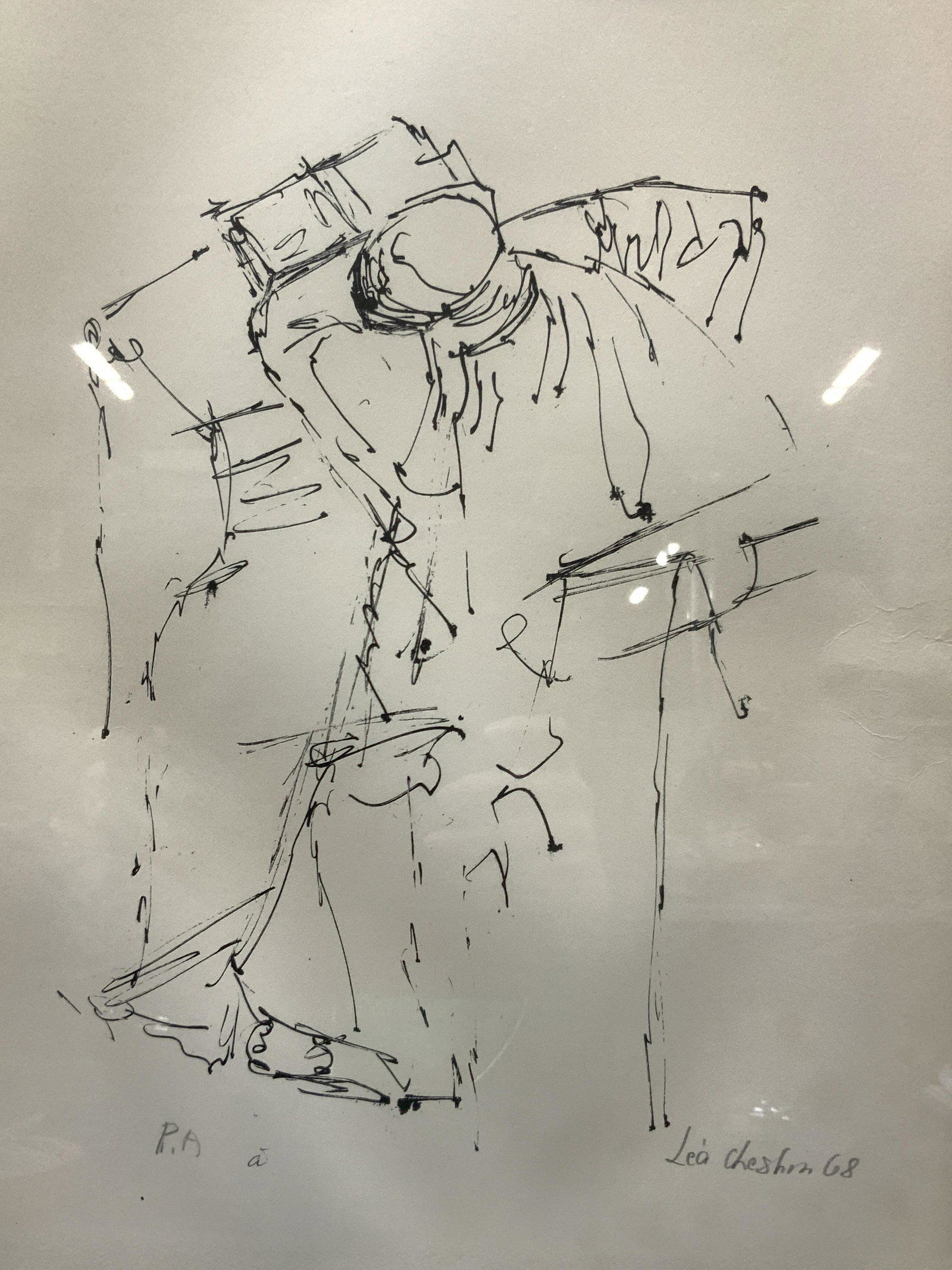 LEA CHESHIN SIGNED Sketch Lithograph, 68 (1 of 11)