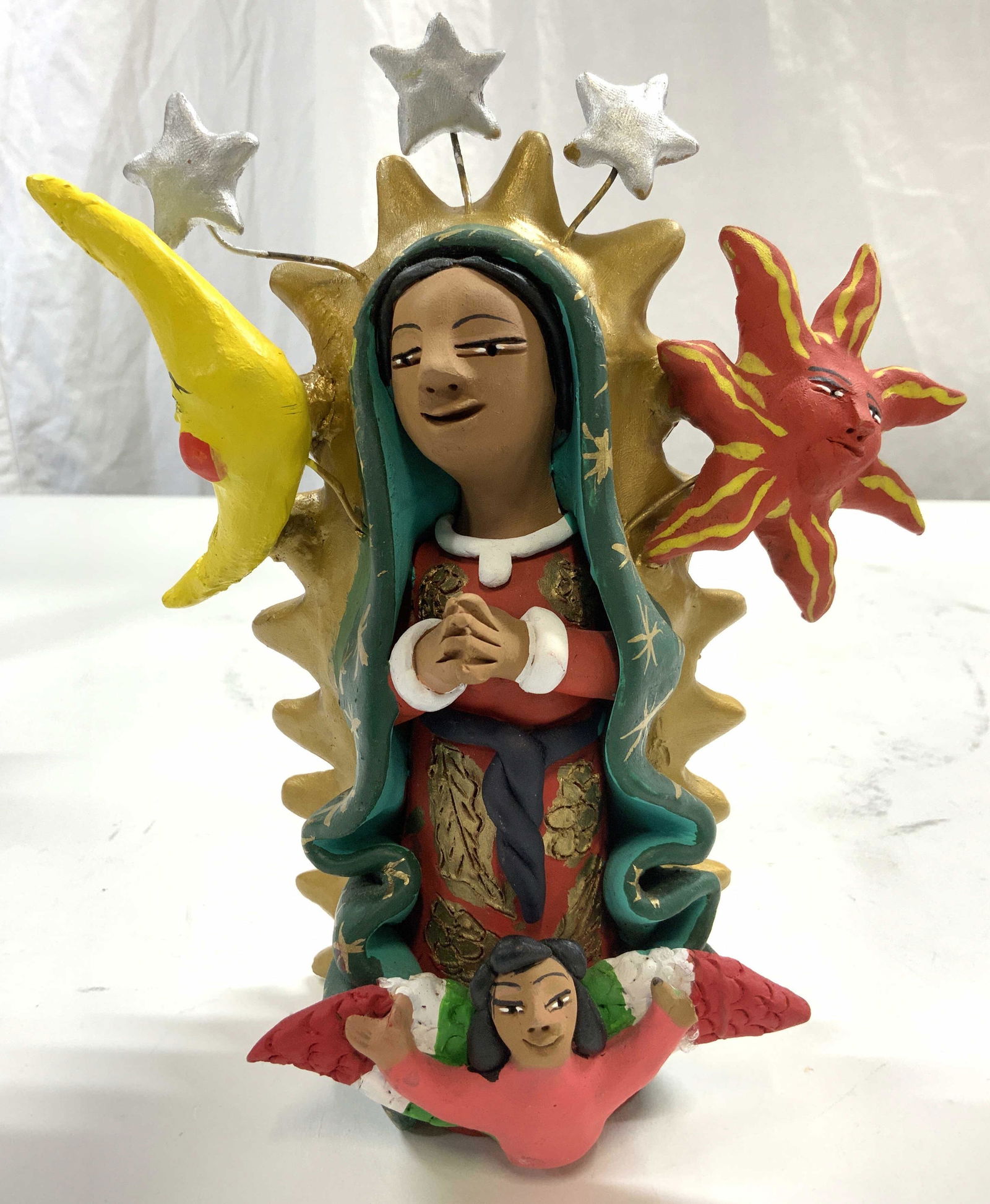 JOSEFINA AGUILAR Signed Ceramic Folk Art Figure (1 of 7)