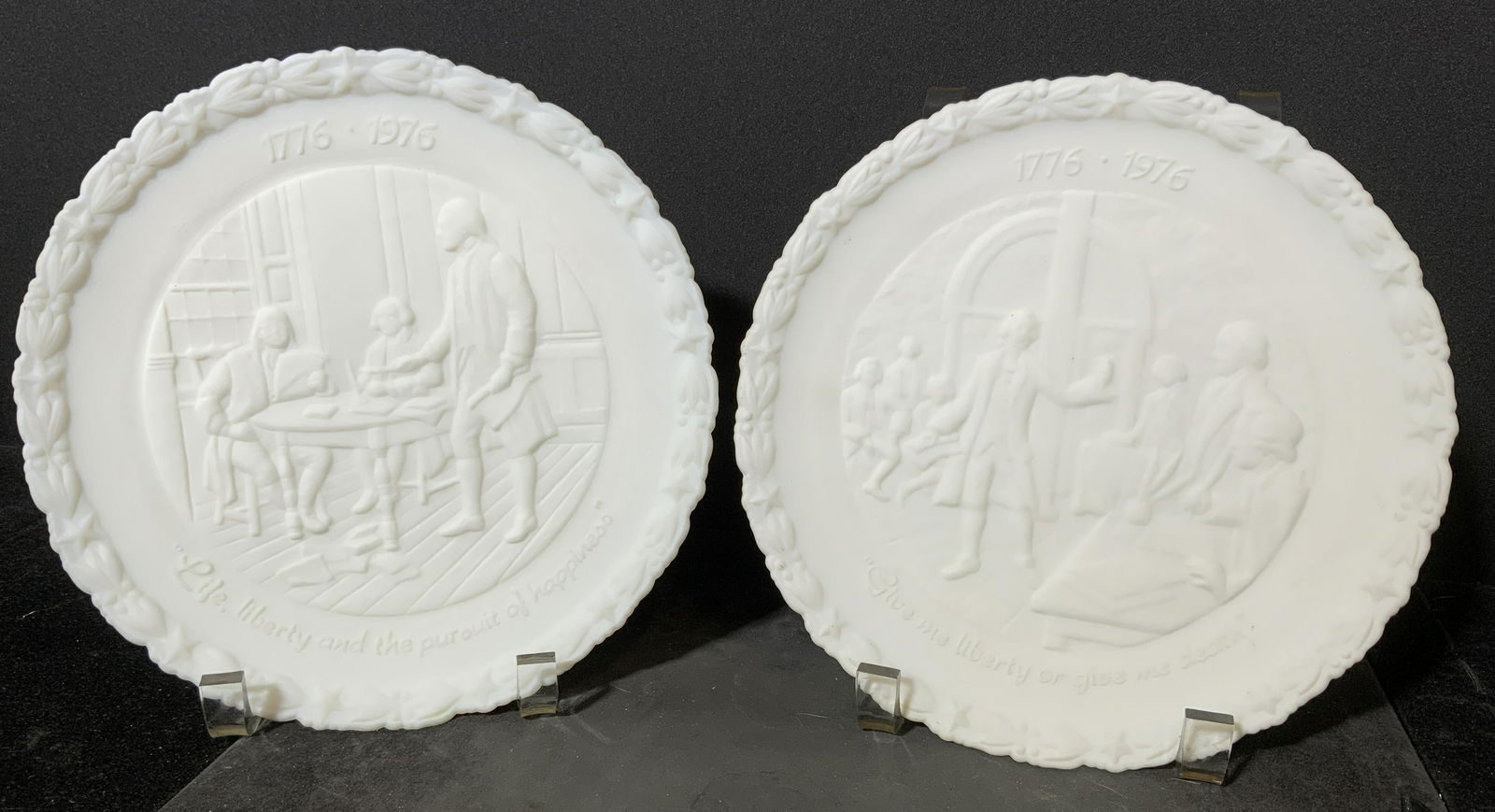Lot 2 Bicentennial FENTON Plates (1 of 7)