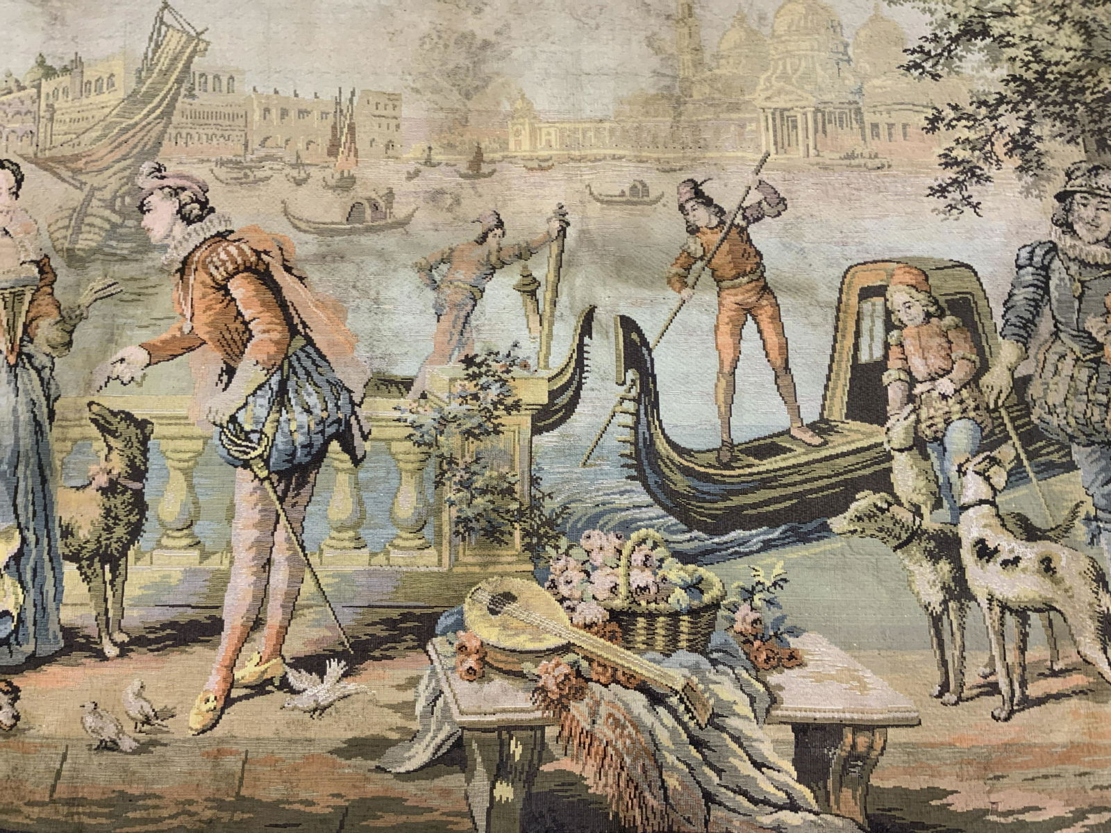 Antique Woven Wall Tapestry (1 of 8)