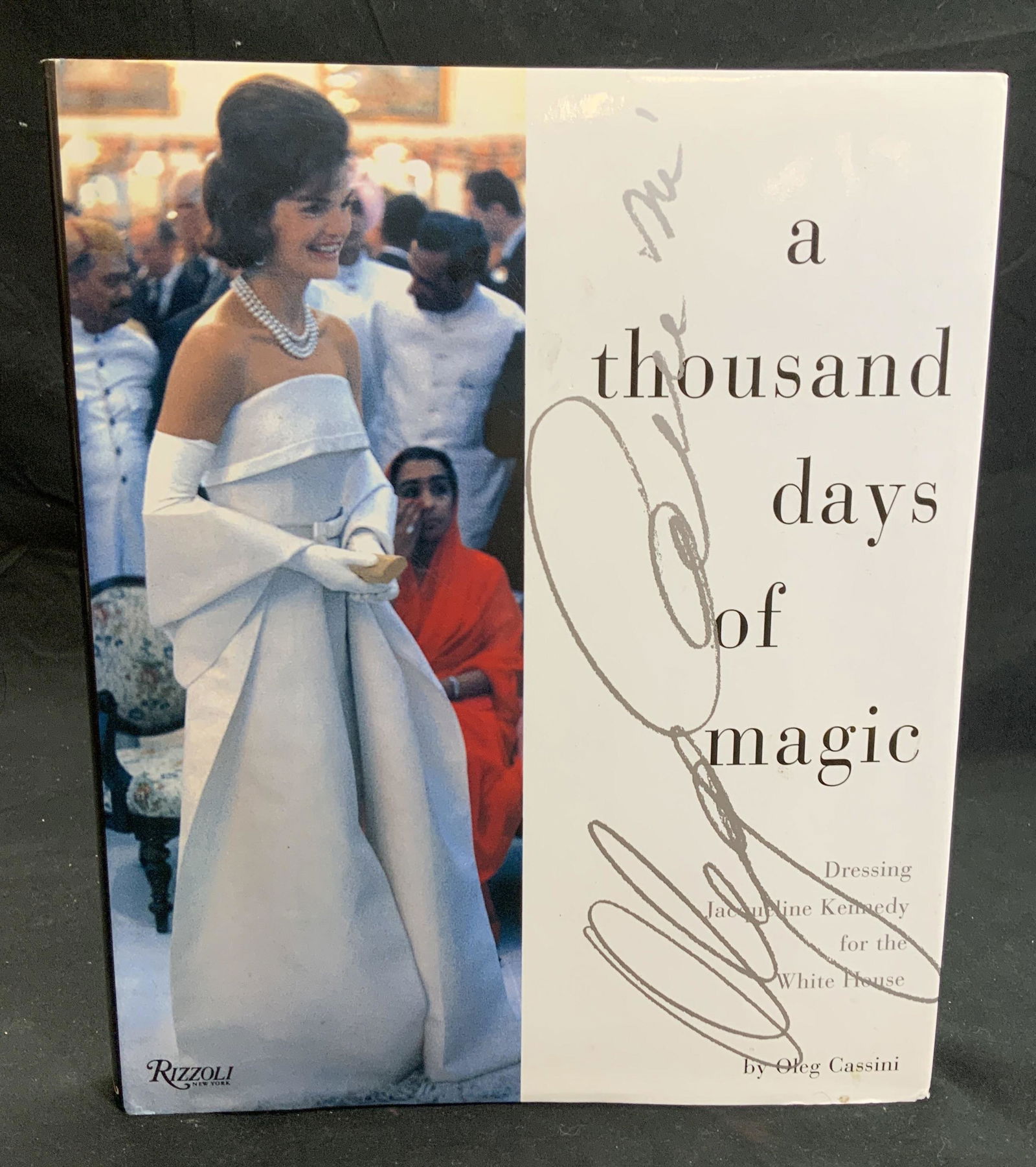 Oleg Cassini Book, Dressing Jackie Kennedy, Signed (1 of 10)