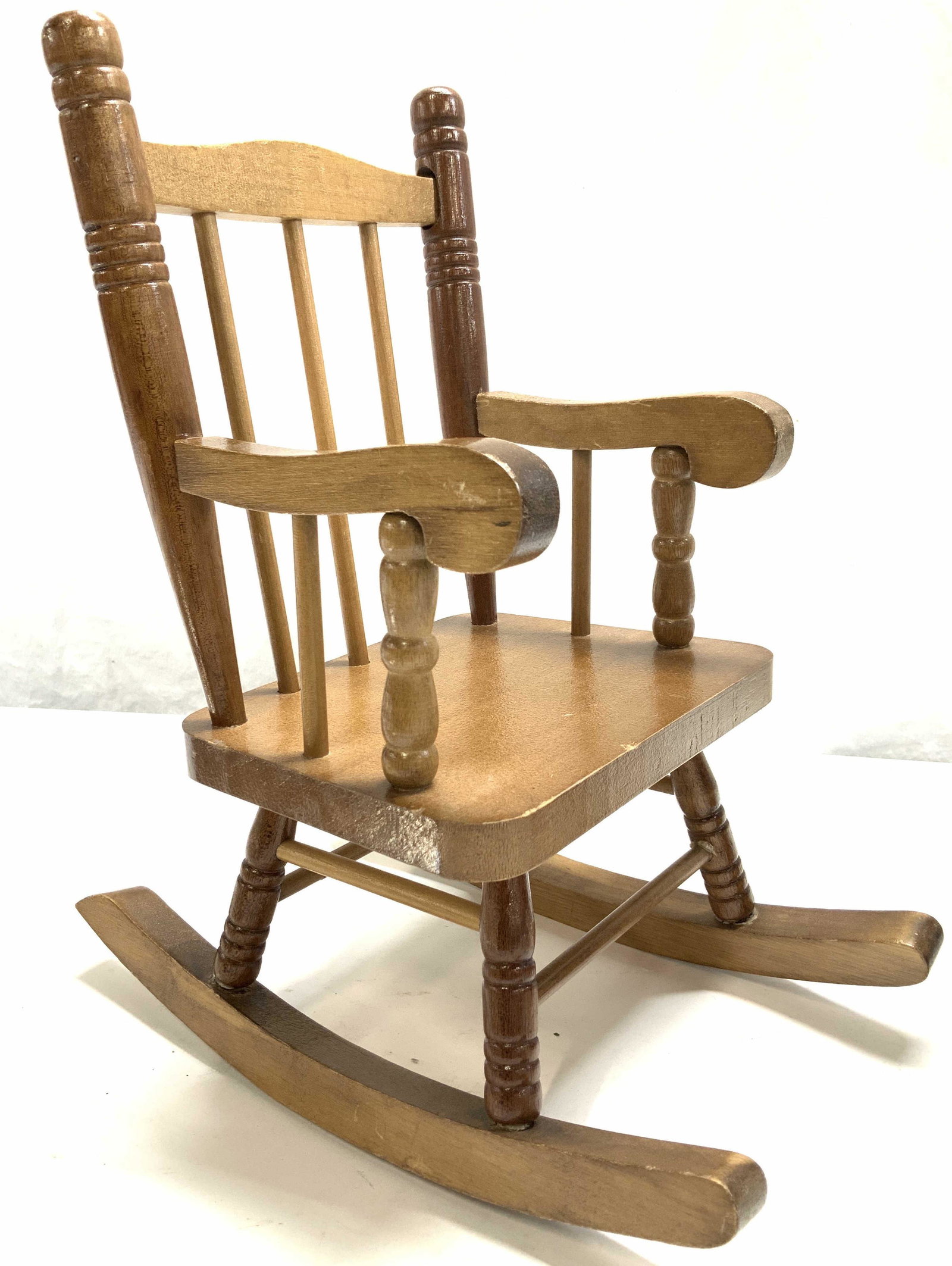 Heritage Mint Ltd Wood Doll Rocking Chair (1 of 6)