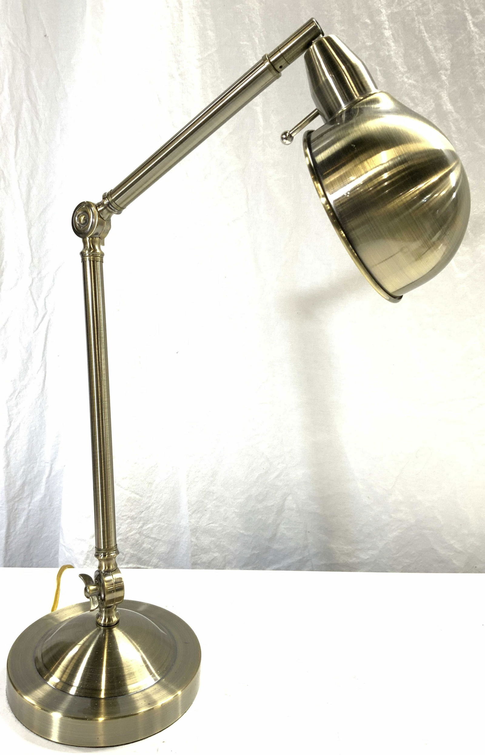 UNDERWRITERS LABORATORIES Brushed Metal Desk Lamp (1 of 7)