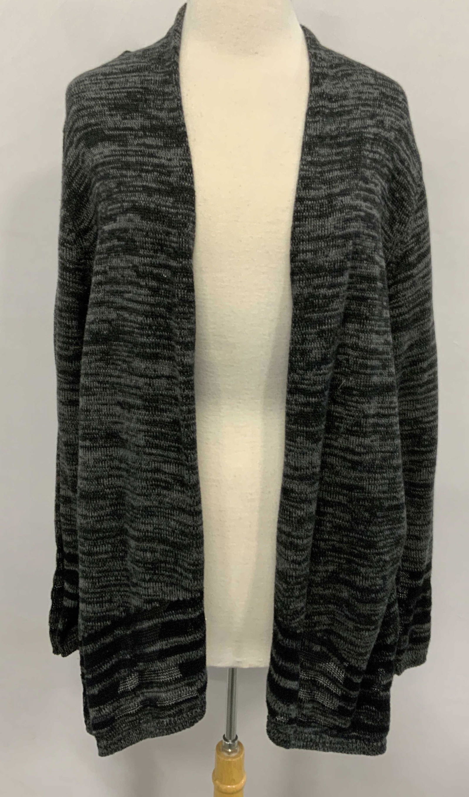 EILEEN FISHER Grey Organic Cotton Cardigan Peru (1 of 6)