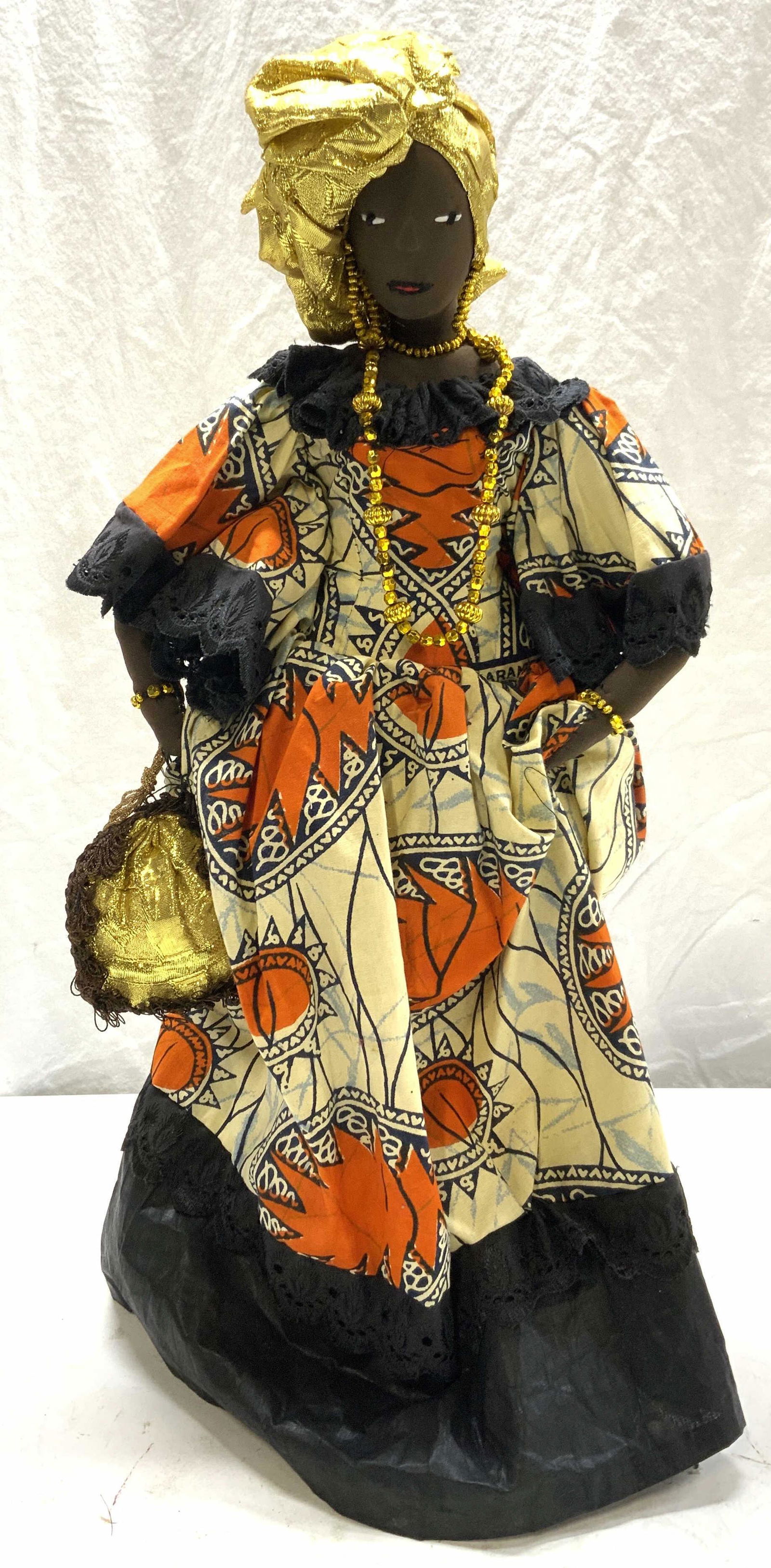 Hand Made African Figural Soft Sculpture Doll (1 of 6)