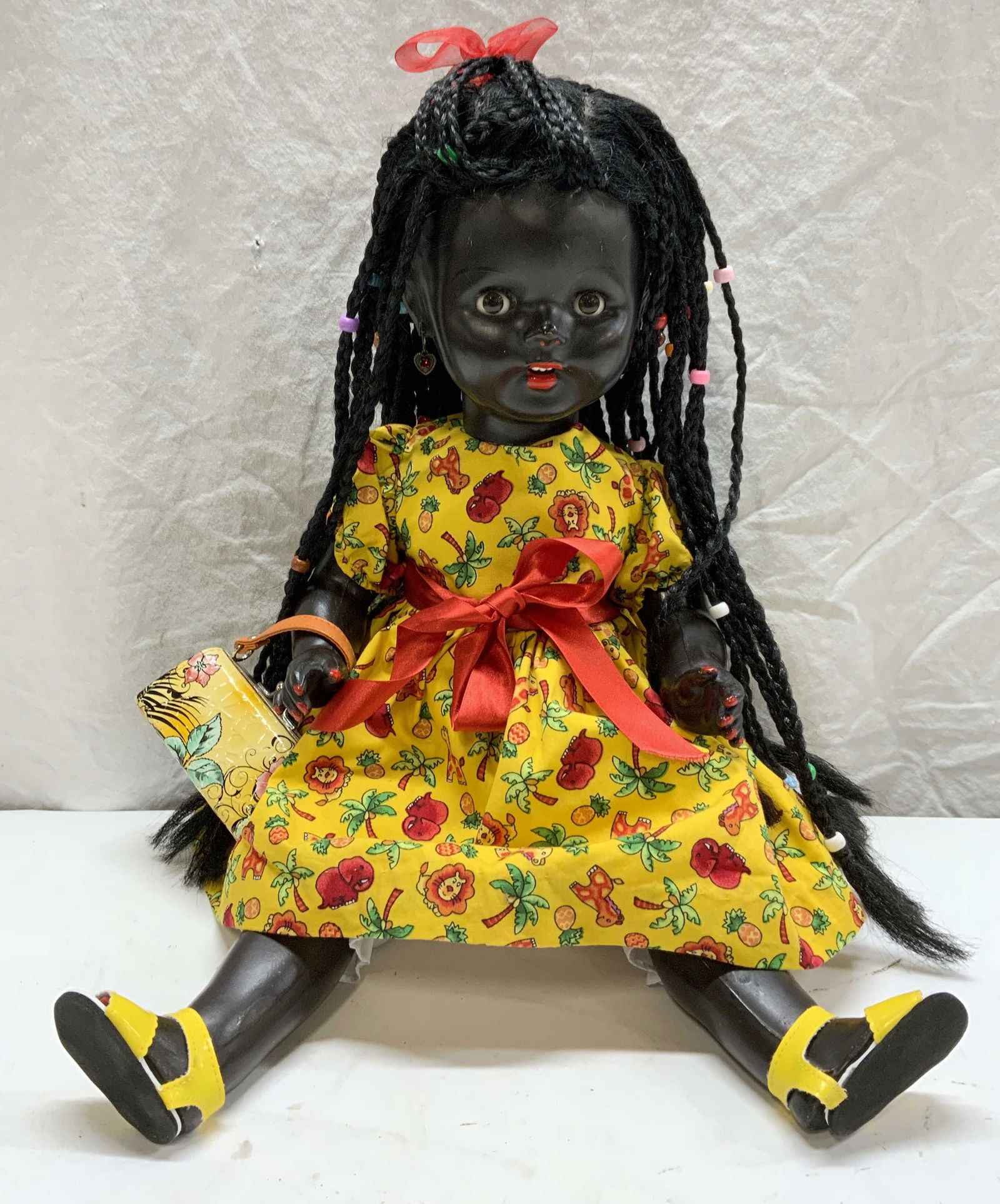 Hand Painted Articulated Girl Doll (1 of 6)