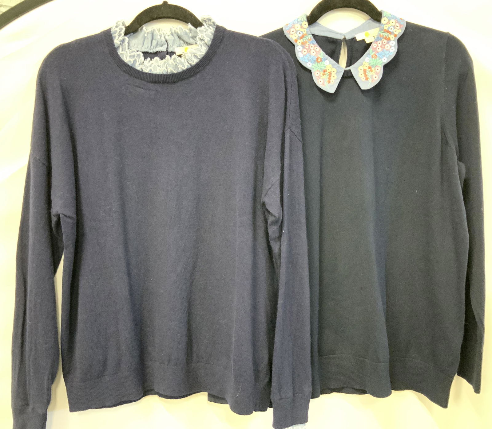 Group 3 Navy BODEN Sweaters, Cashmere, sz M/L (1 of 8)
