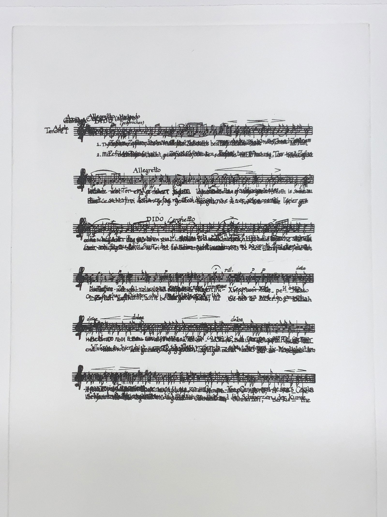 OLIVER BEER SIGNED Call To Sound Sheet Music (1 of 9)